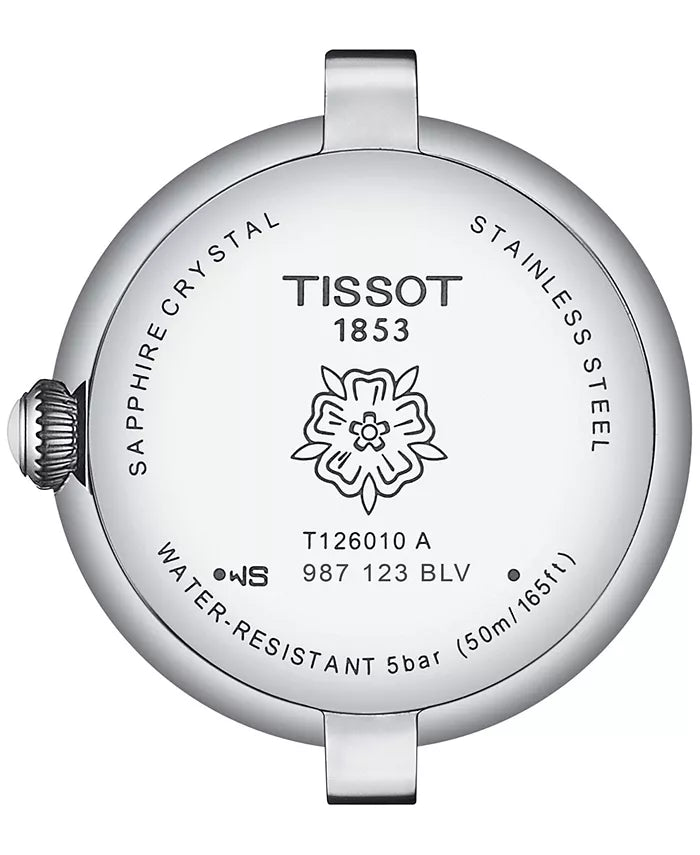 Tissot Bellissima Small Lady Blue Mother of Pearl Dial Stainless Quartz Watch