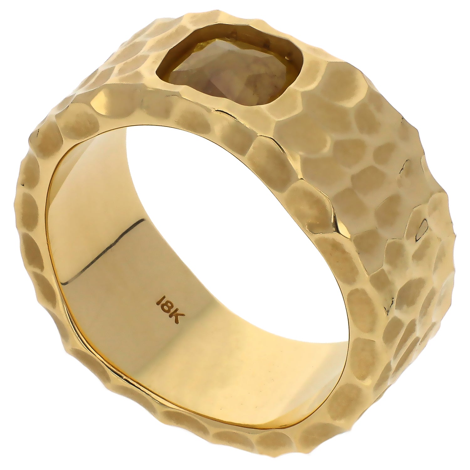 18K Yellow Gold Yellow Diamond Ring