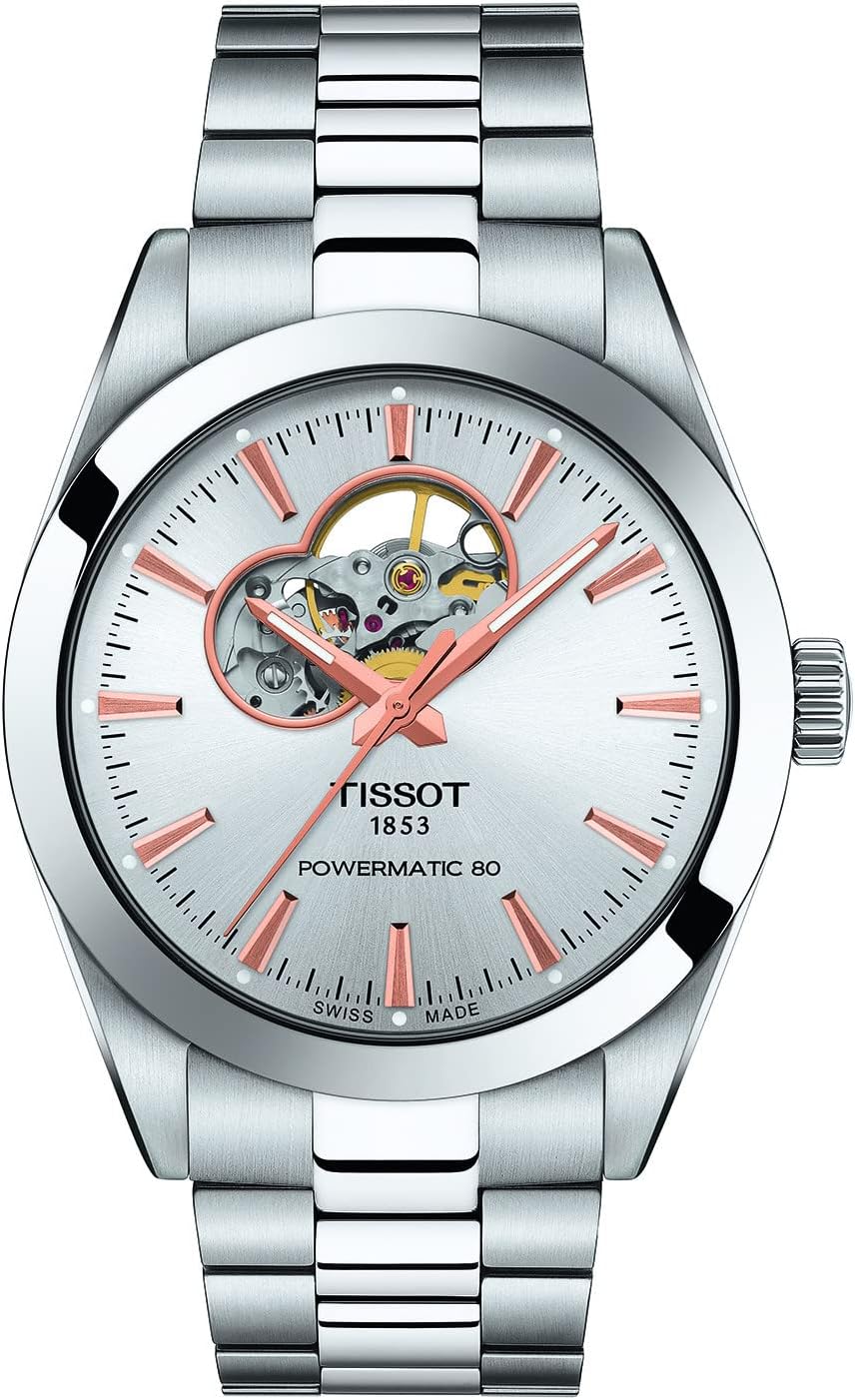 Tissot Gentleman Powermatic 80 Open Heart 40mm Stainless Watch