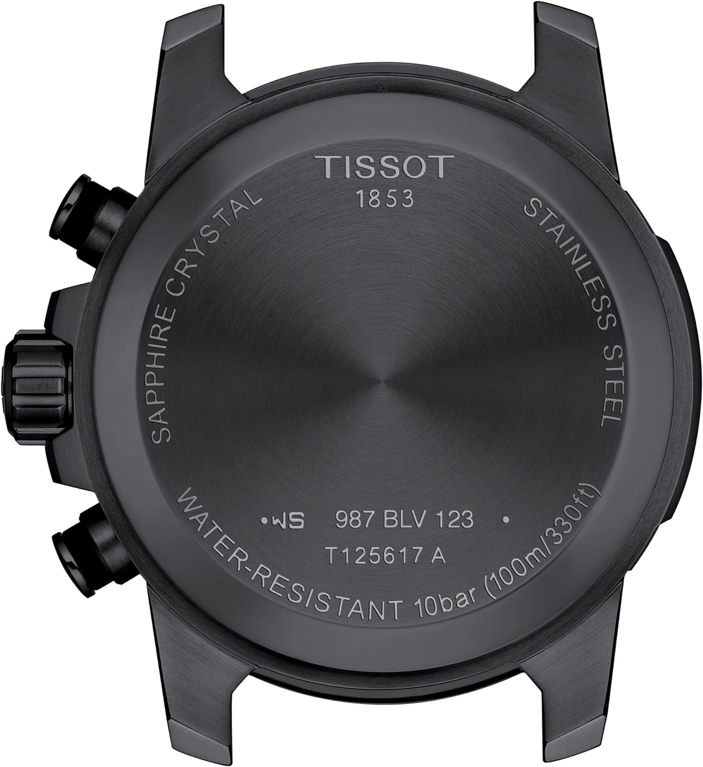 Tissot Supersport Chronograph Black PVD Stainless 45.5mm Quartz Watch