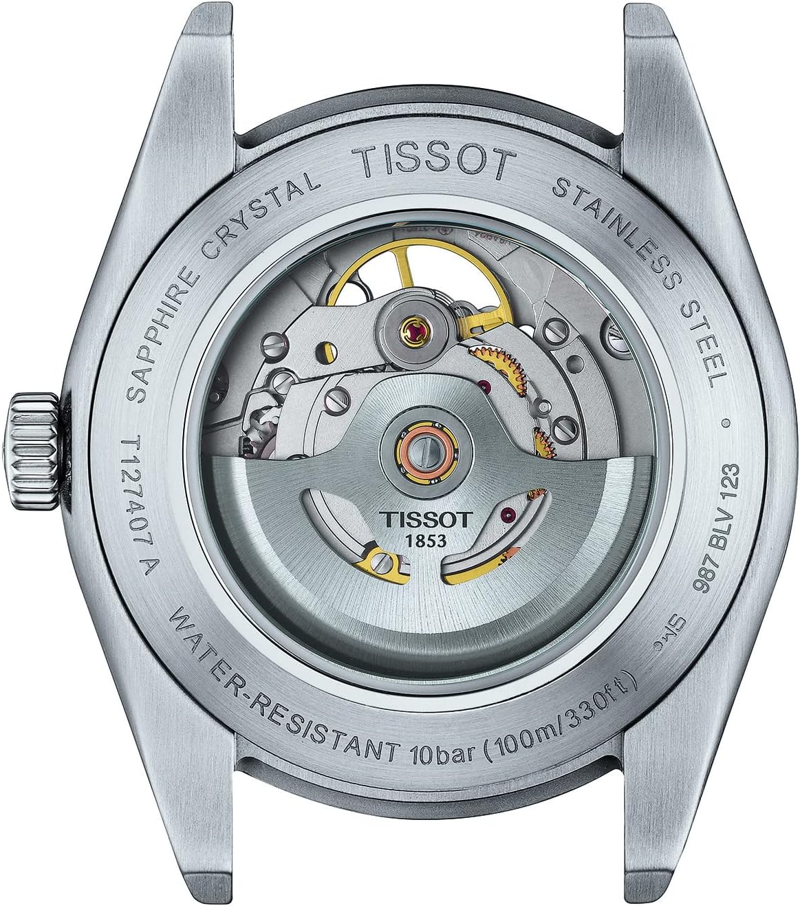 Tissot Gentleman Powermatic 80 Open Heart 40mm Stainless Watch