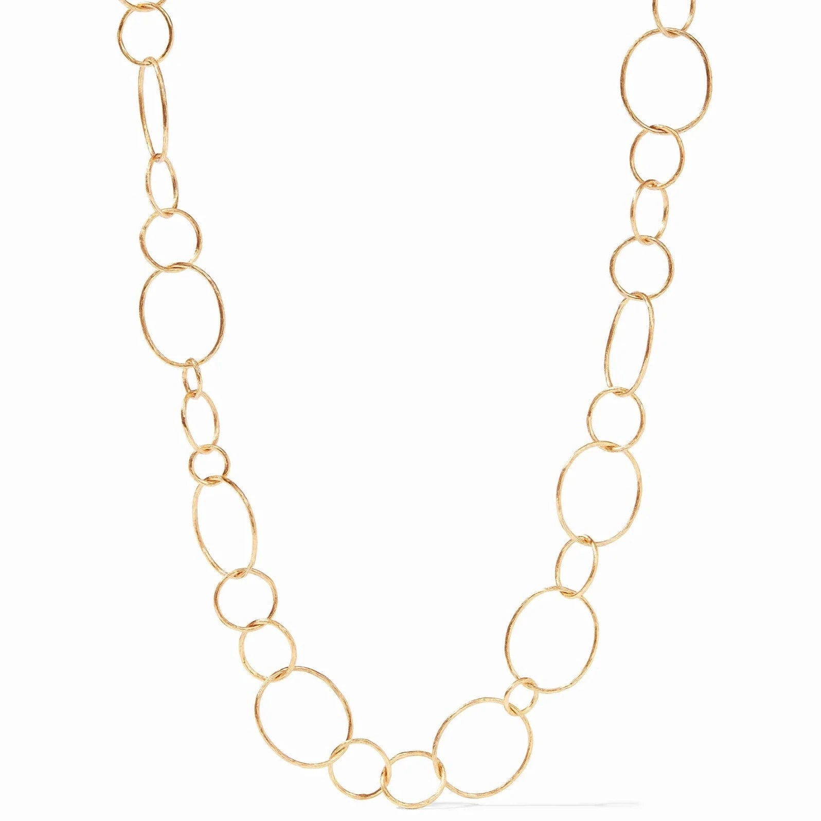 Julie Vos Colette Textured Link Necklace
