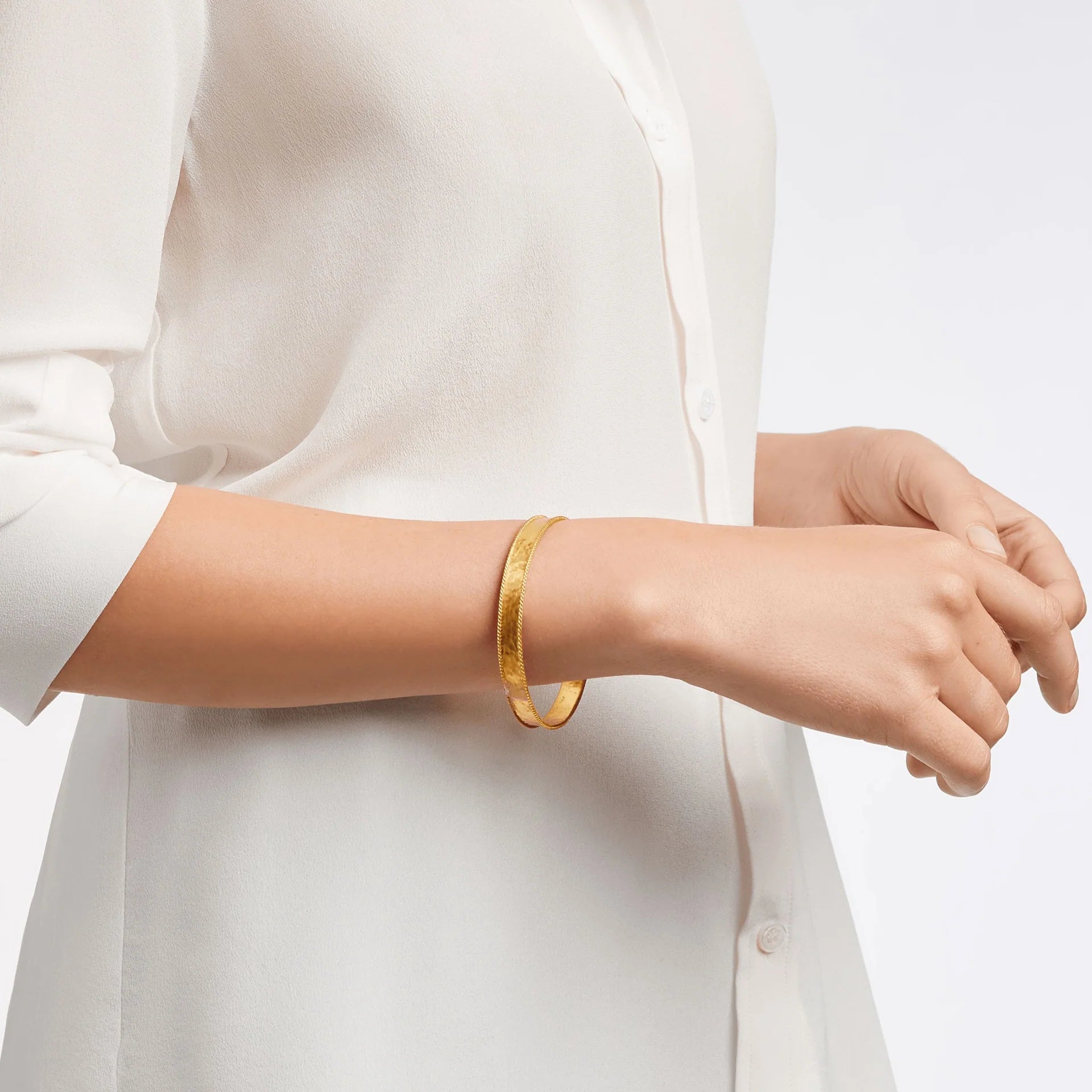 Julie Vos Savoy Bangle Bracelet Medium