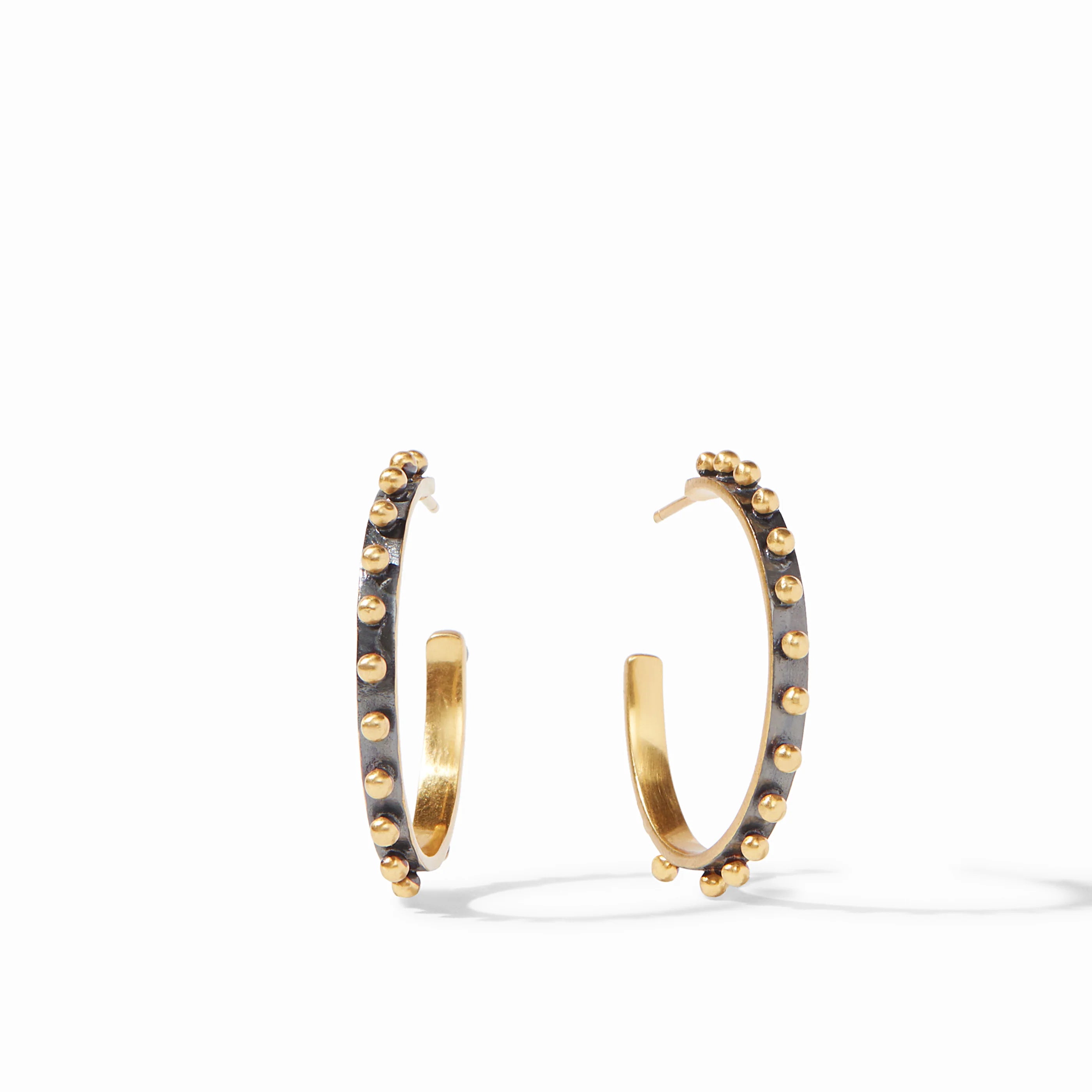 Julie Vos SoHo Mixed Metal Hoop Earrings