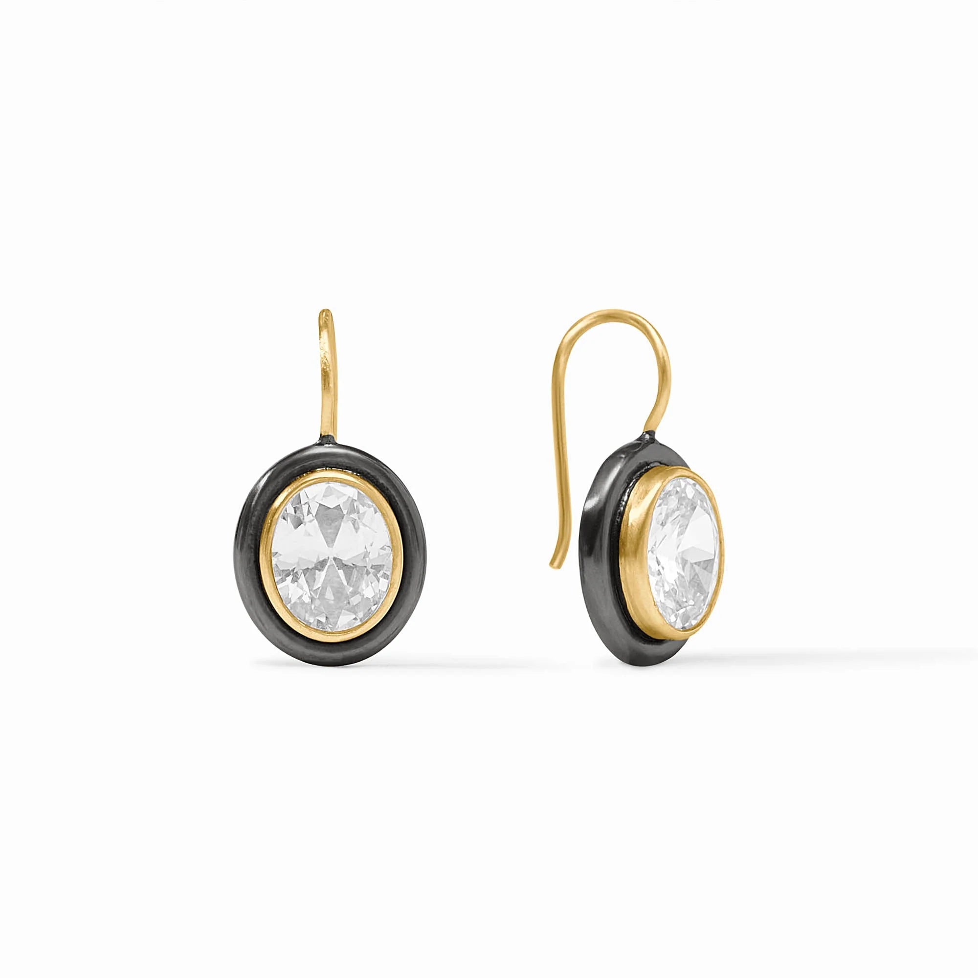 Julie Vos Tribeca Mixed Metal CZ Earrings