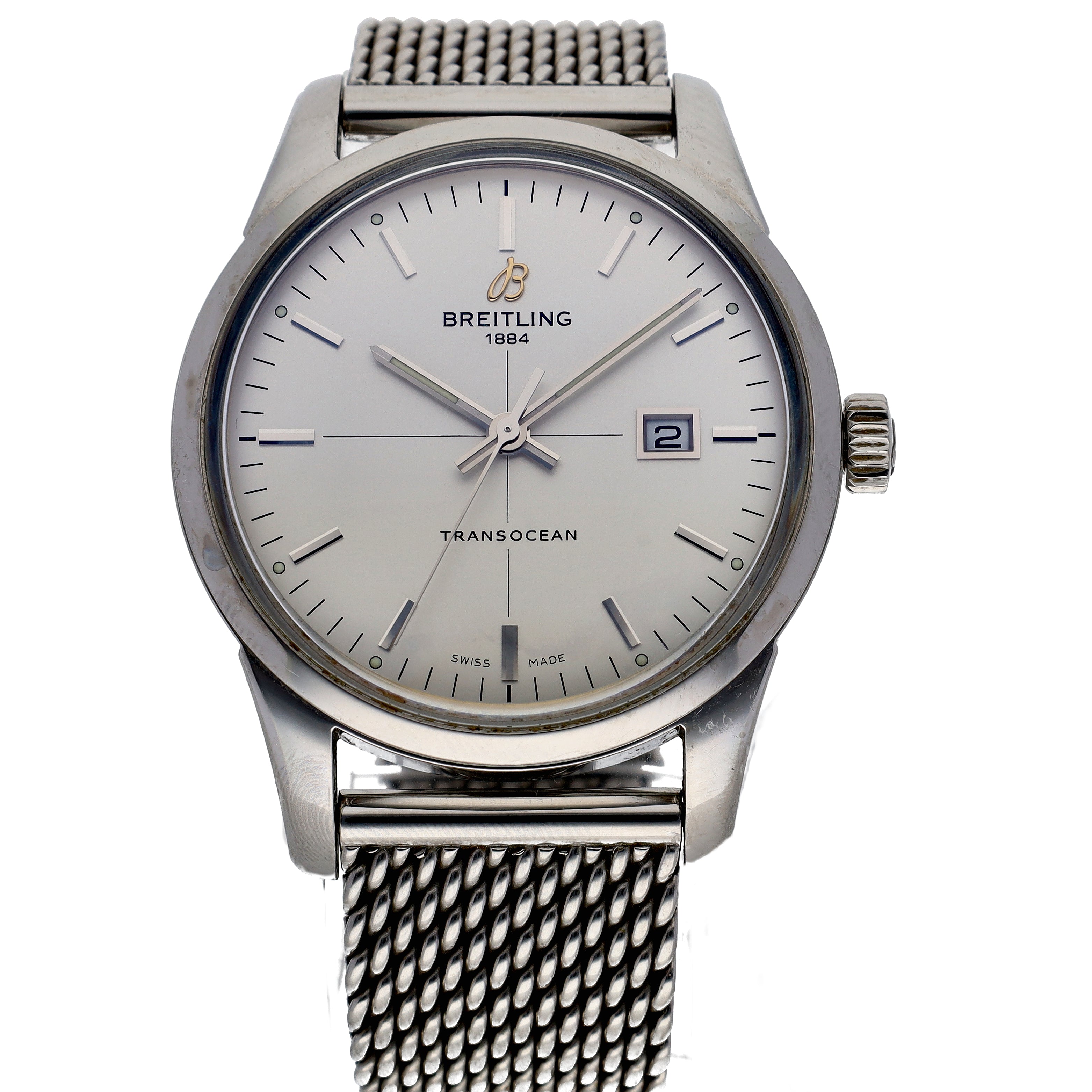 Breitling Transocean A10360 Automatic 43mm Stainless Steel Watch