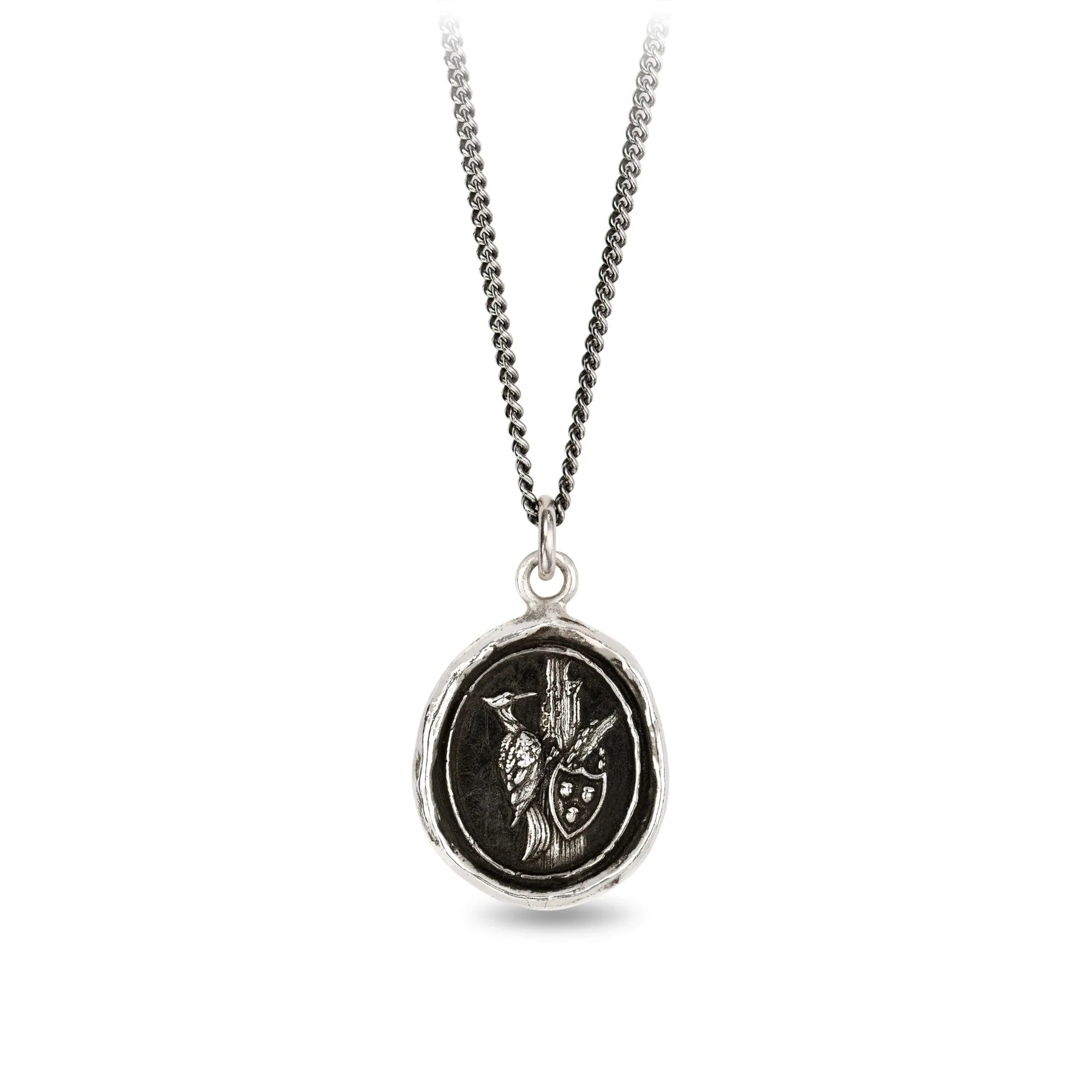 Pyrrha Sterling Silver "Infinite Possibilities" Talisman Pendant 18" Necklace