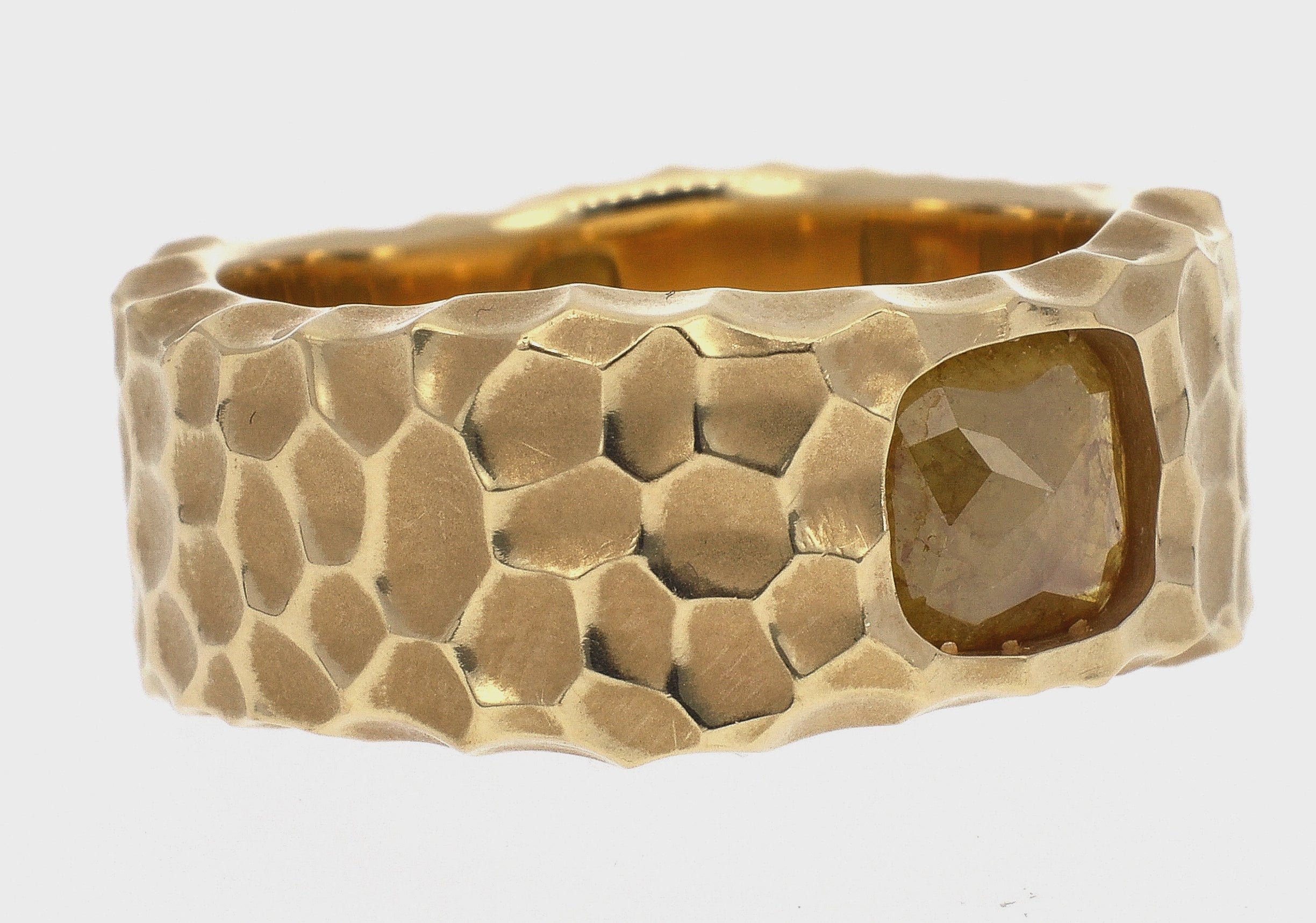 18K Yellow Gold Yellow Diamond Ring