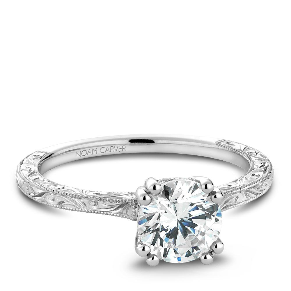 Noam Carver Customizable Engagement Ring & Wedding Band B004-02
