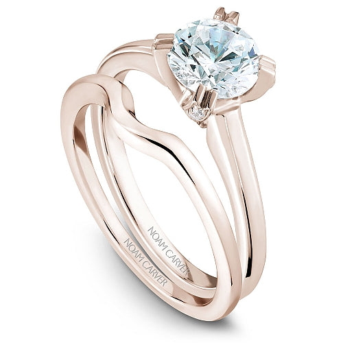 Noam Carver Customizable Engagement Ring & Wedding Band B002-02