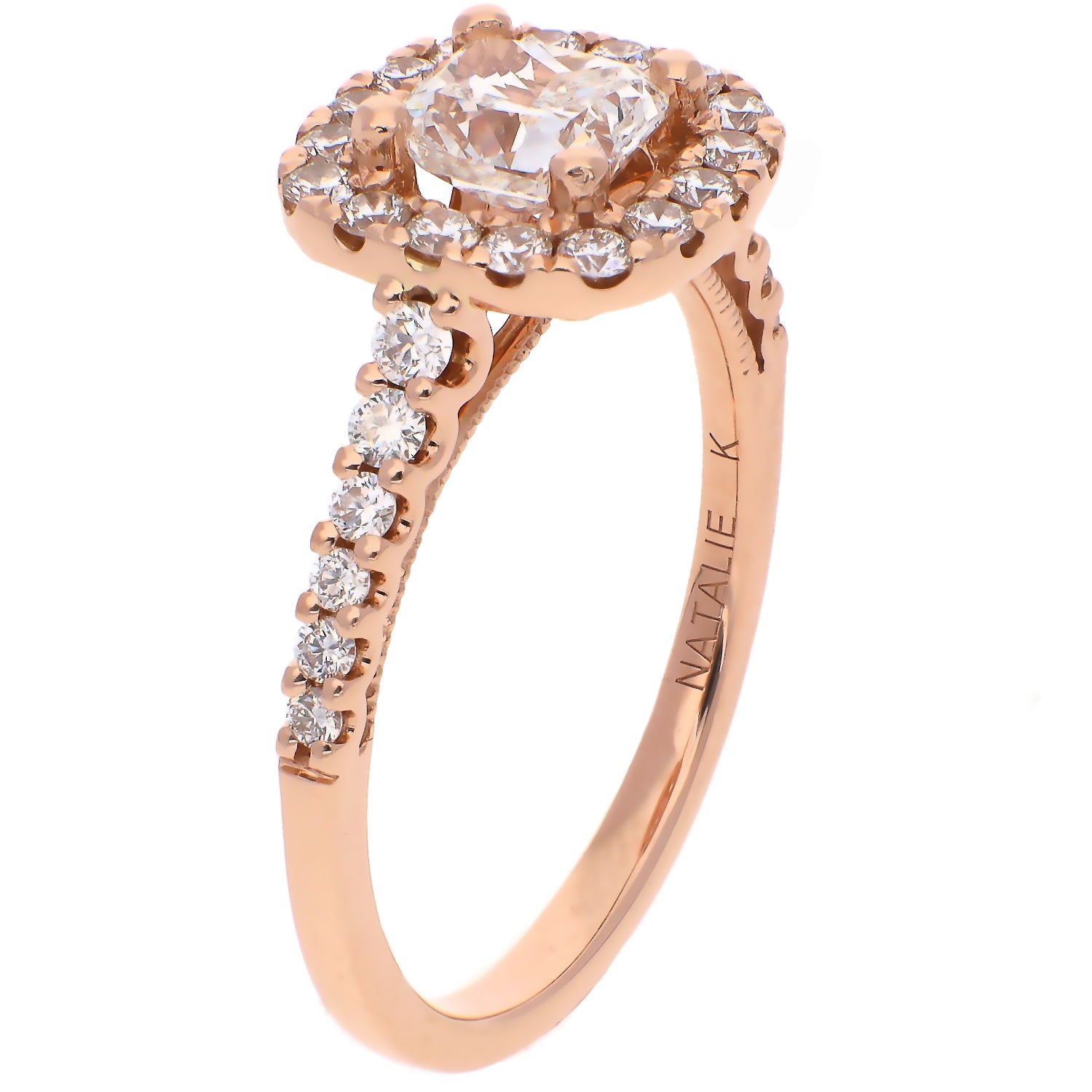 14K Rose Gold Diamond Engagement/Fashion Ring