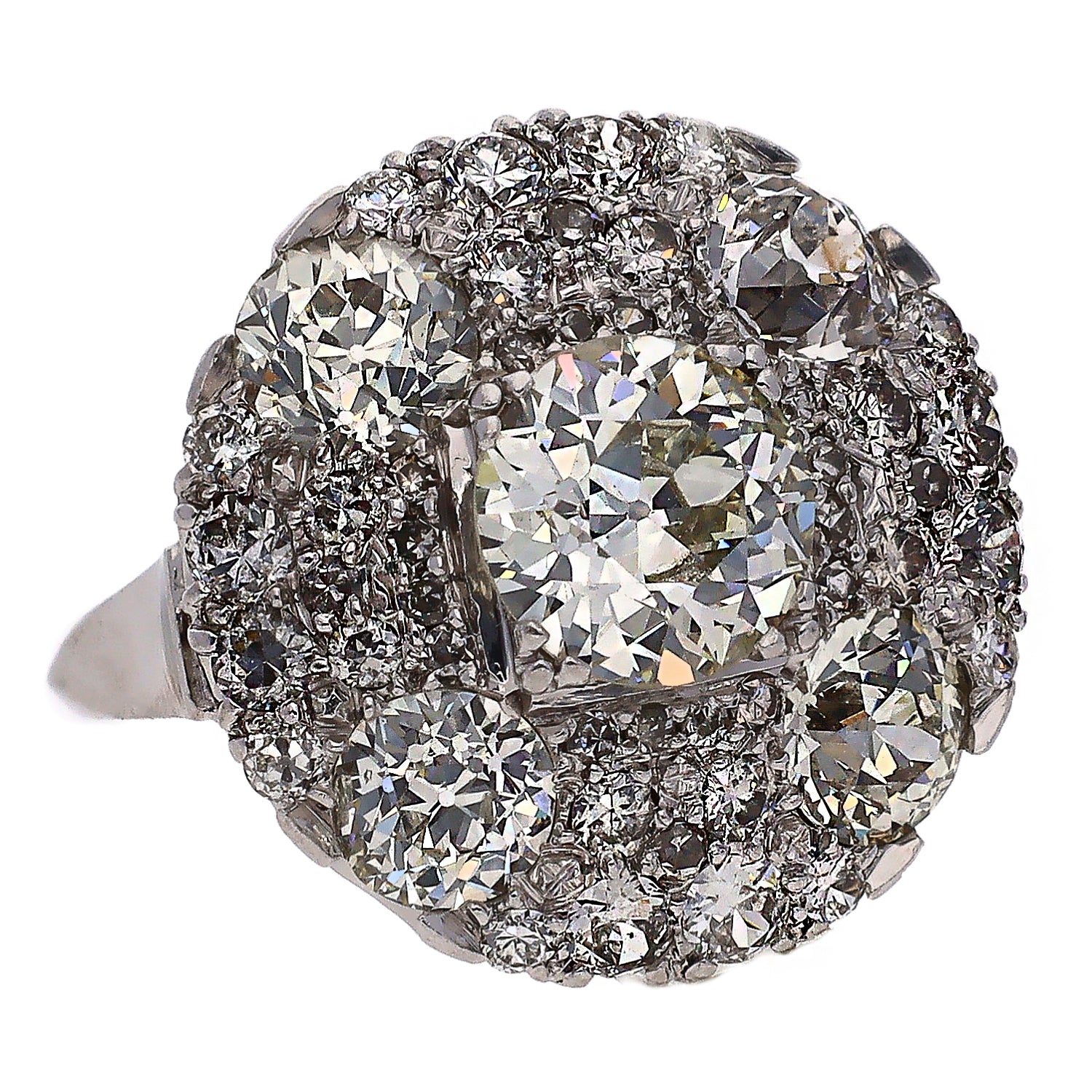Vintage Platinum and Diamond Engagement/Fashion Ring