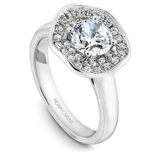 Noam Carver Customizable Engagement Ring & Wedding Band B014-04