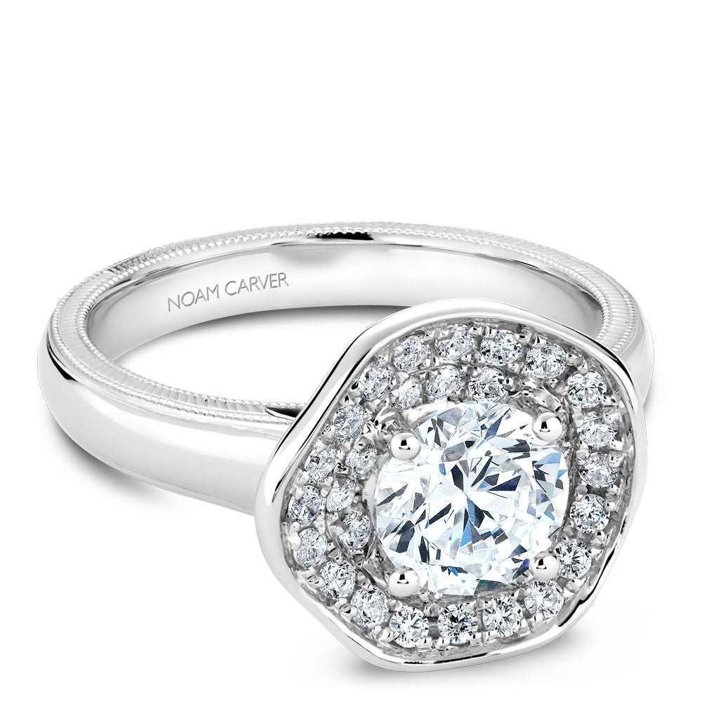 Noam Carver Customizable Engagement Ring & Wedding Band B014-04