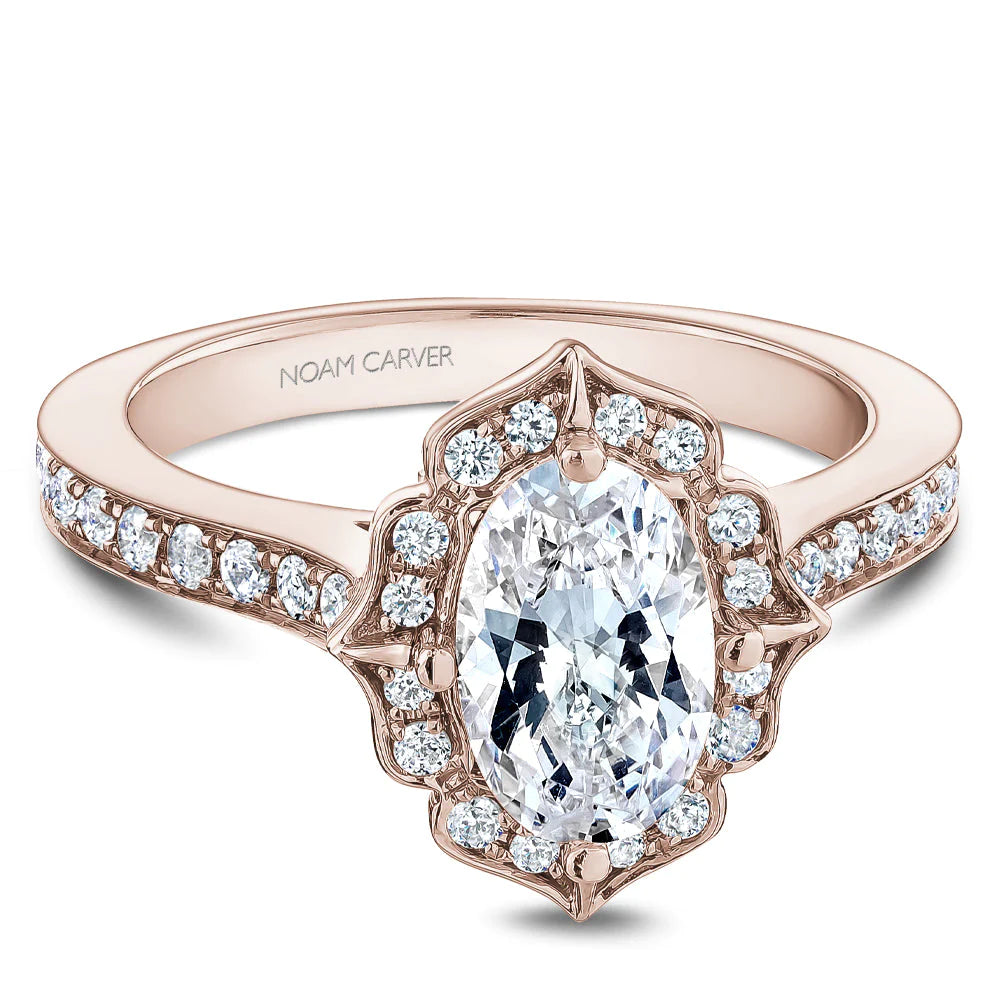 Noam Carver Customizable Engagement Ring & Wedding Band R031-02