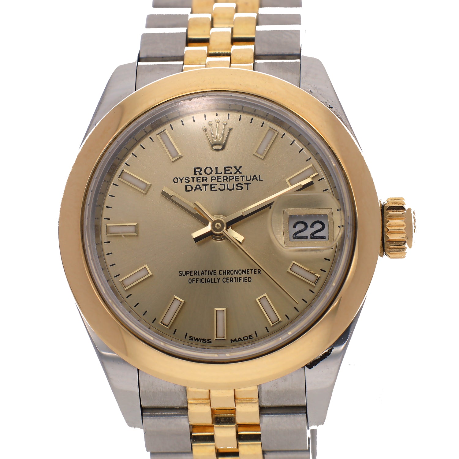 2018 Luxury Watch Datejust Automatic 279163 Steel and 18K Yellow Gold 28mm Wristwatch