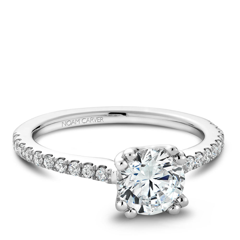 Noam Carver Customizable Engagement Ring & Wedding Band B001-01WM