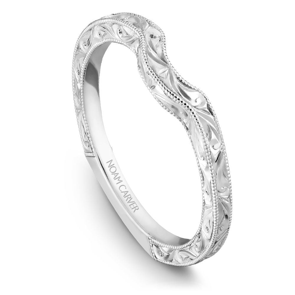 Noam Carver Customizable Engagement Ring & Wedding Band B001-02WME