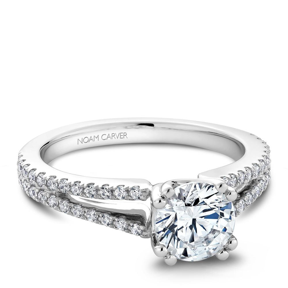 Noam Carver Customizable Engagement Ring & Wedding Band B001-03WM
