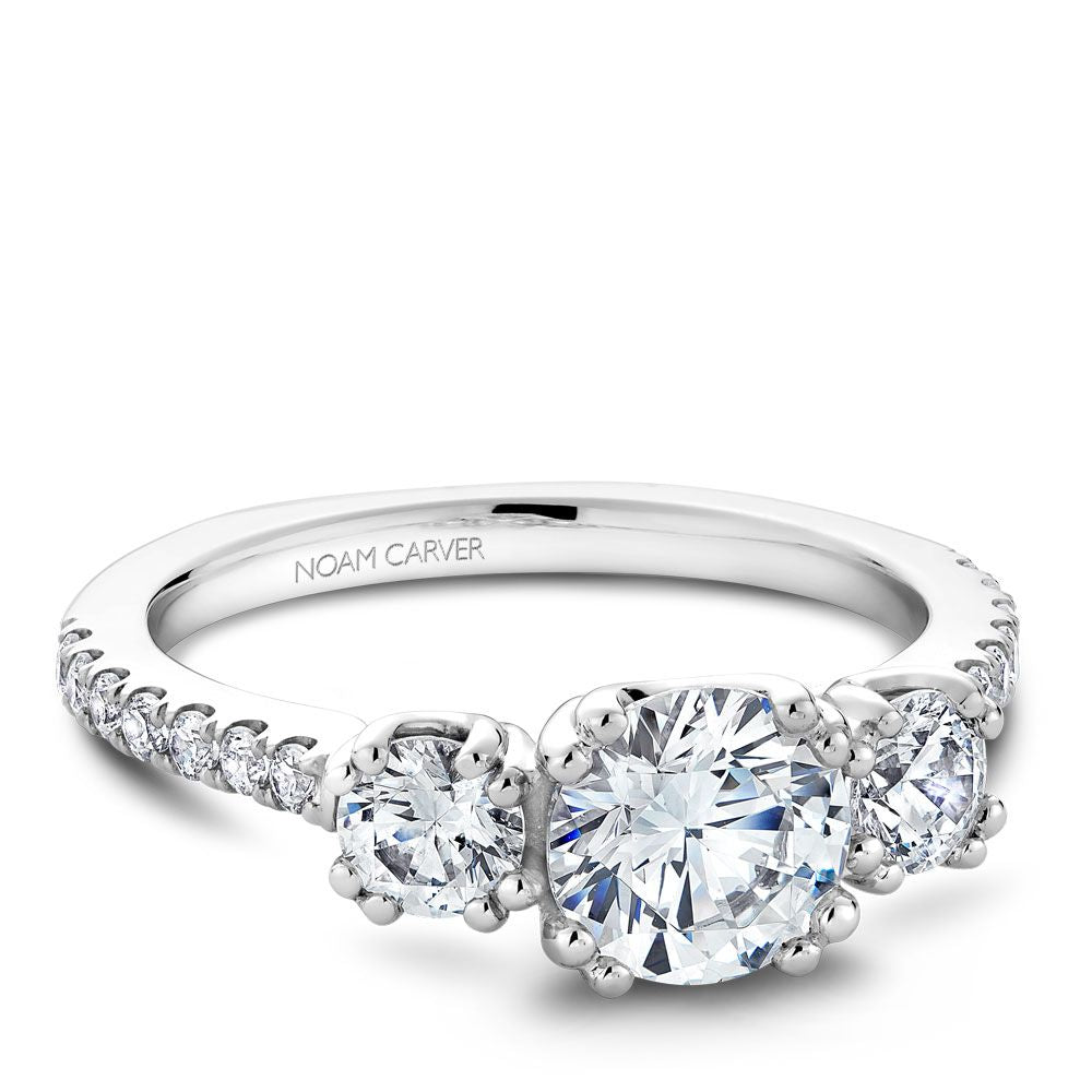 Noam Carver Customizable Engagement Ring & Wedding Band B001-05WM