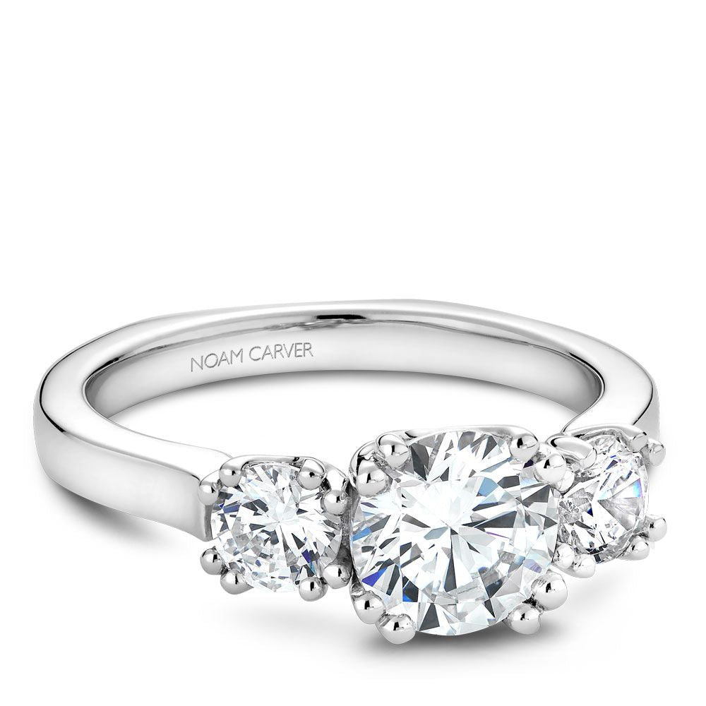 Noam Carver Customizable Engagement Ring & Wedding Band B001-07WM