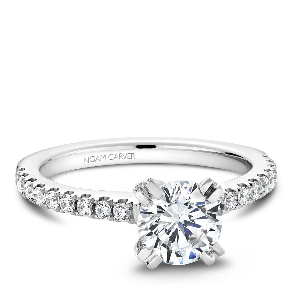 Noam Carver Customizable Engagement Ring & Wedding Band B002-01WM