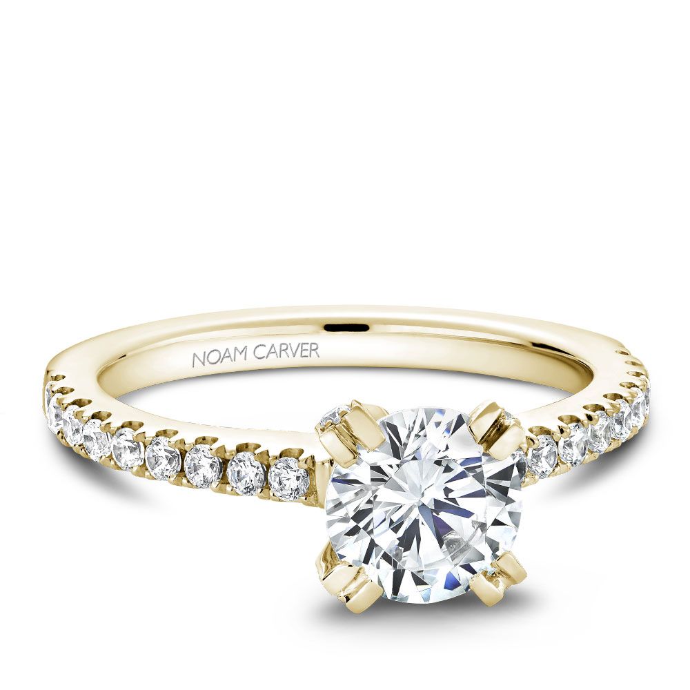 Noam Carver Customizable Engagement Ring & Wedding Band B002-01YM