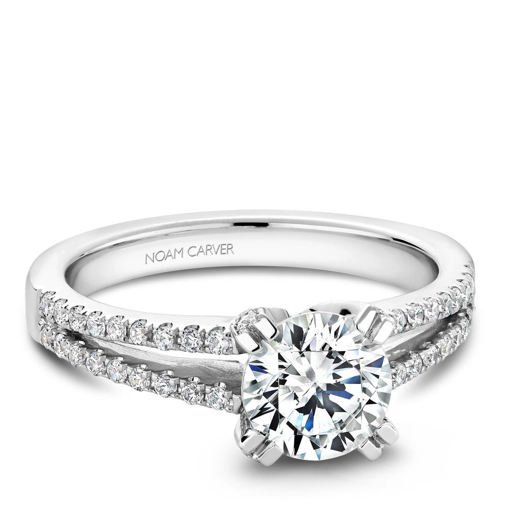 Noam Carver Customizable Engagement Ring & Wedding Band B002-03WM