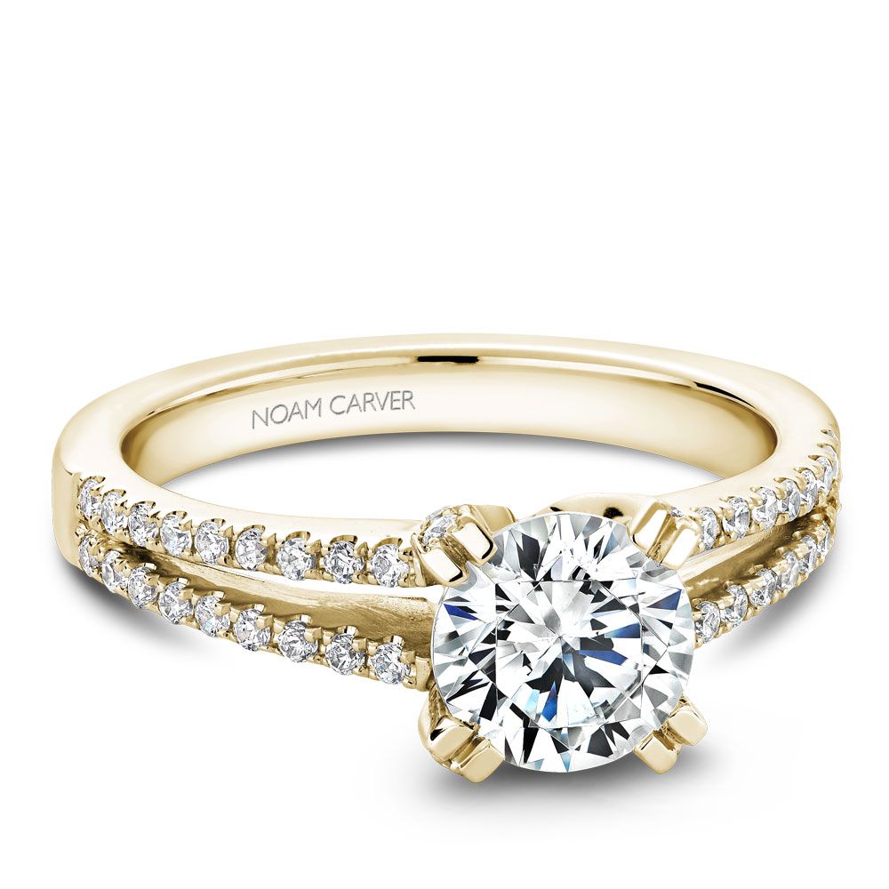 Noam Carver Customizable Engagement Ring & Wedding Band B002-03YM