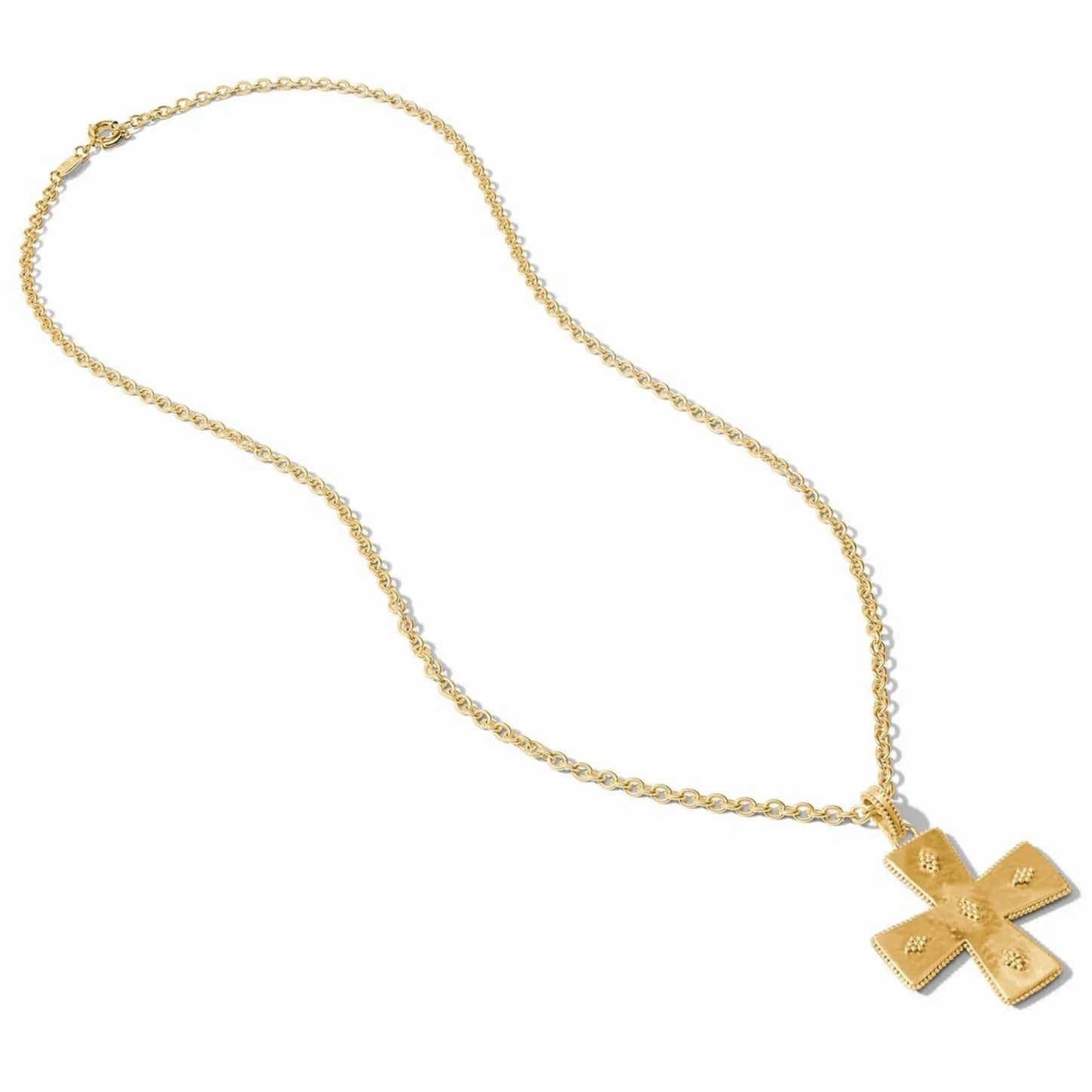 Julie Vos Malta Canterbury Cross Pendant Necklace