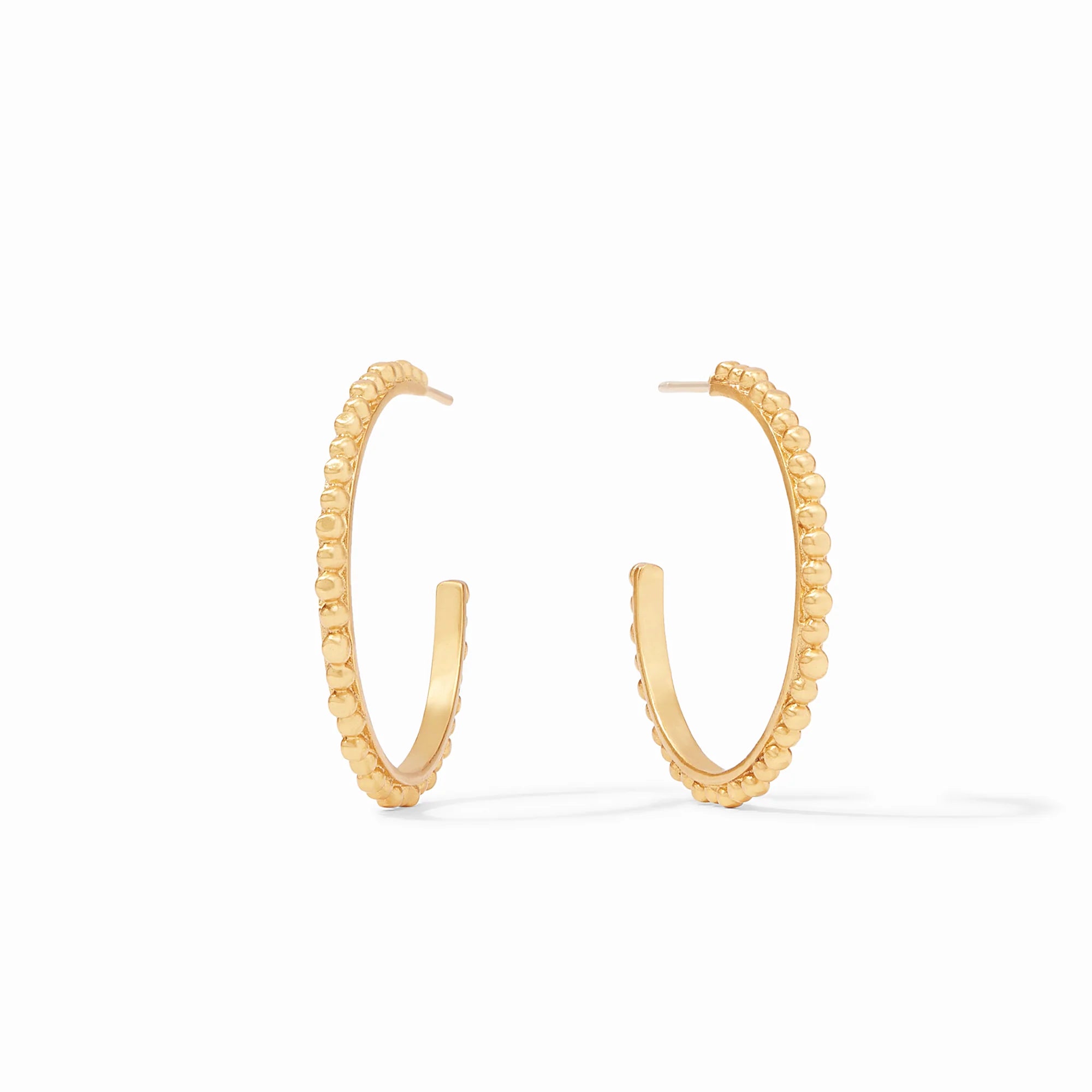 Julie Vos Colette Bead Hoop Earrings Medium
