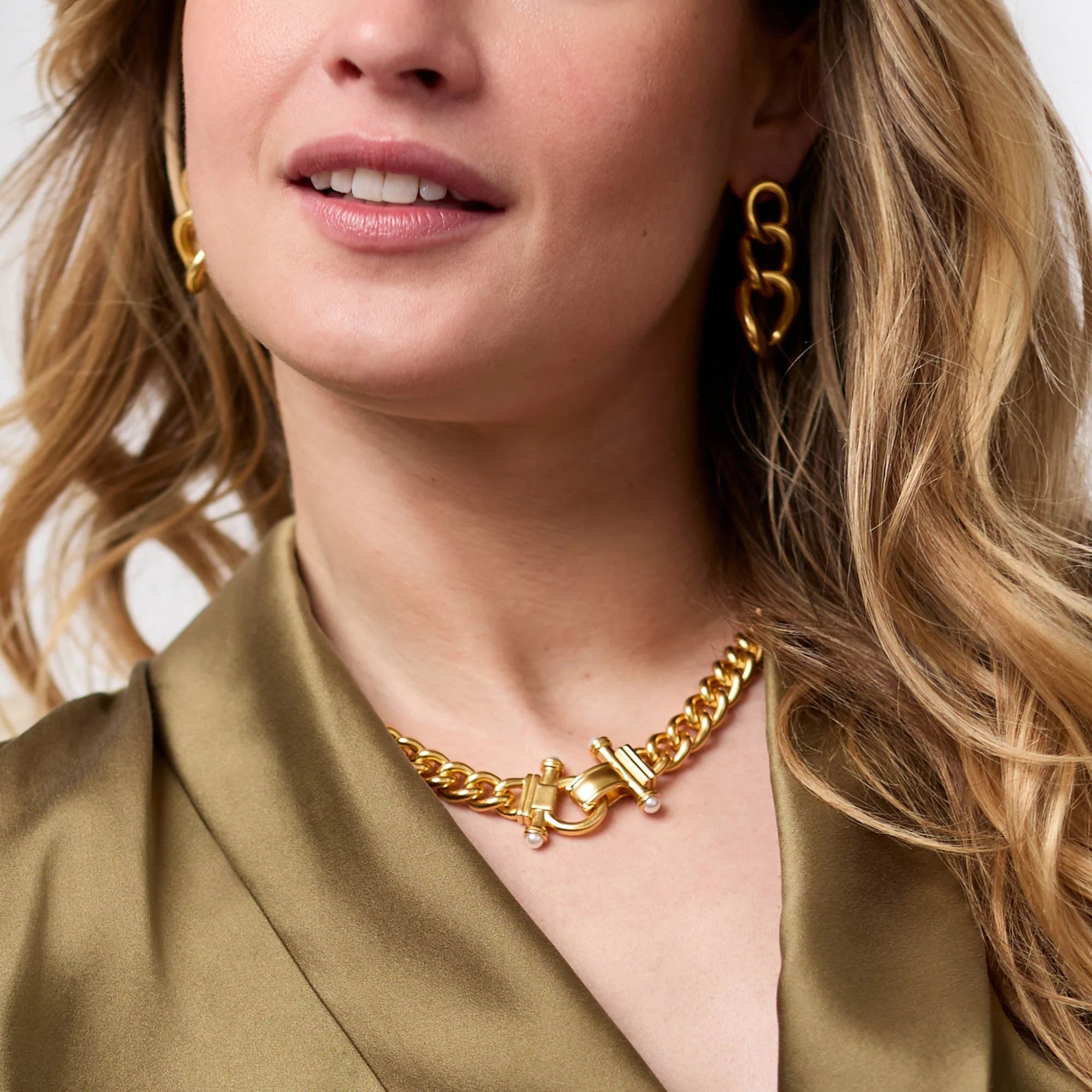 Julie Vos Dolce Demi Link Necklace