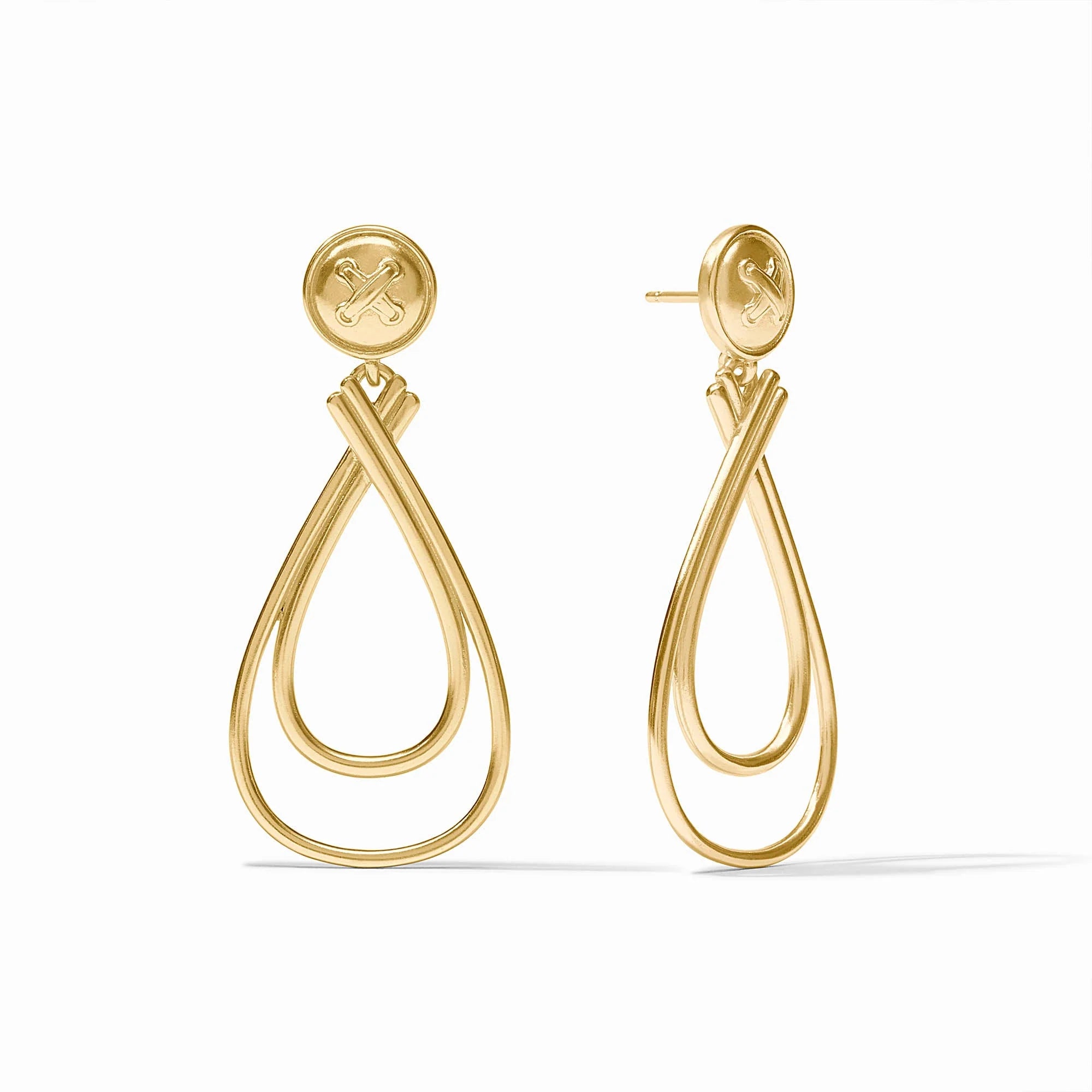 Julie Vos 24K Gold Plated Essex Dangle Earrings