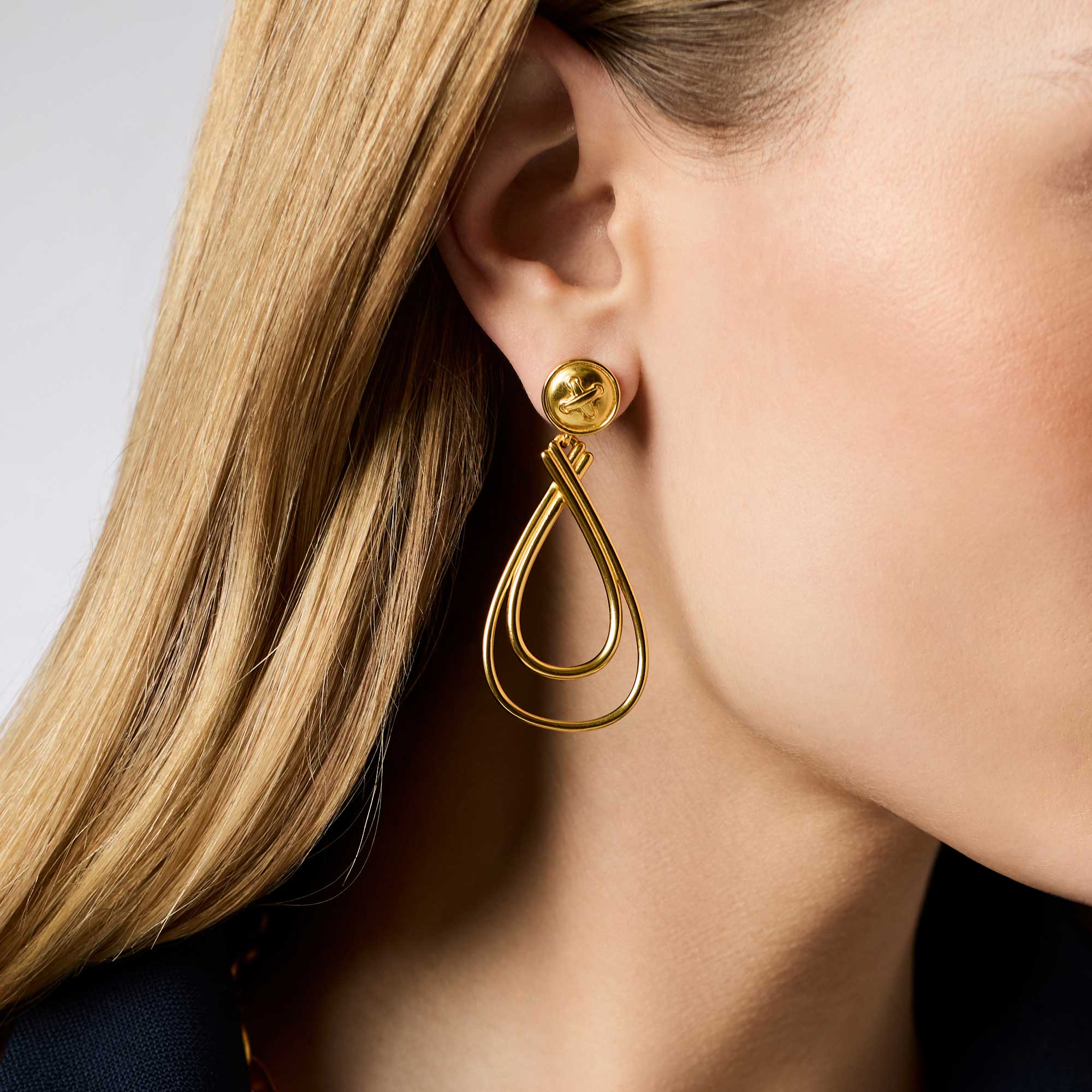 Julie Vos 24K Gold Plated Essex Dangle Earrings