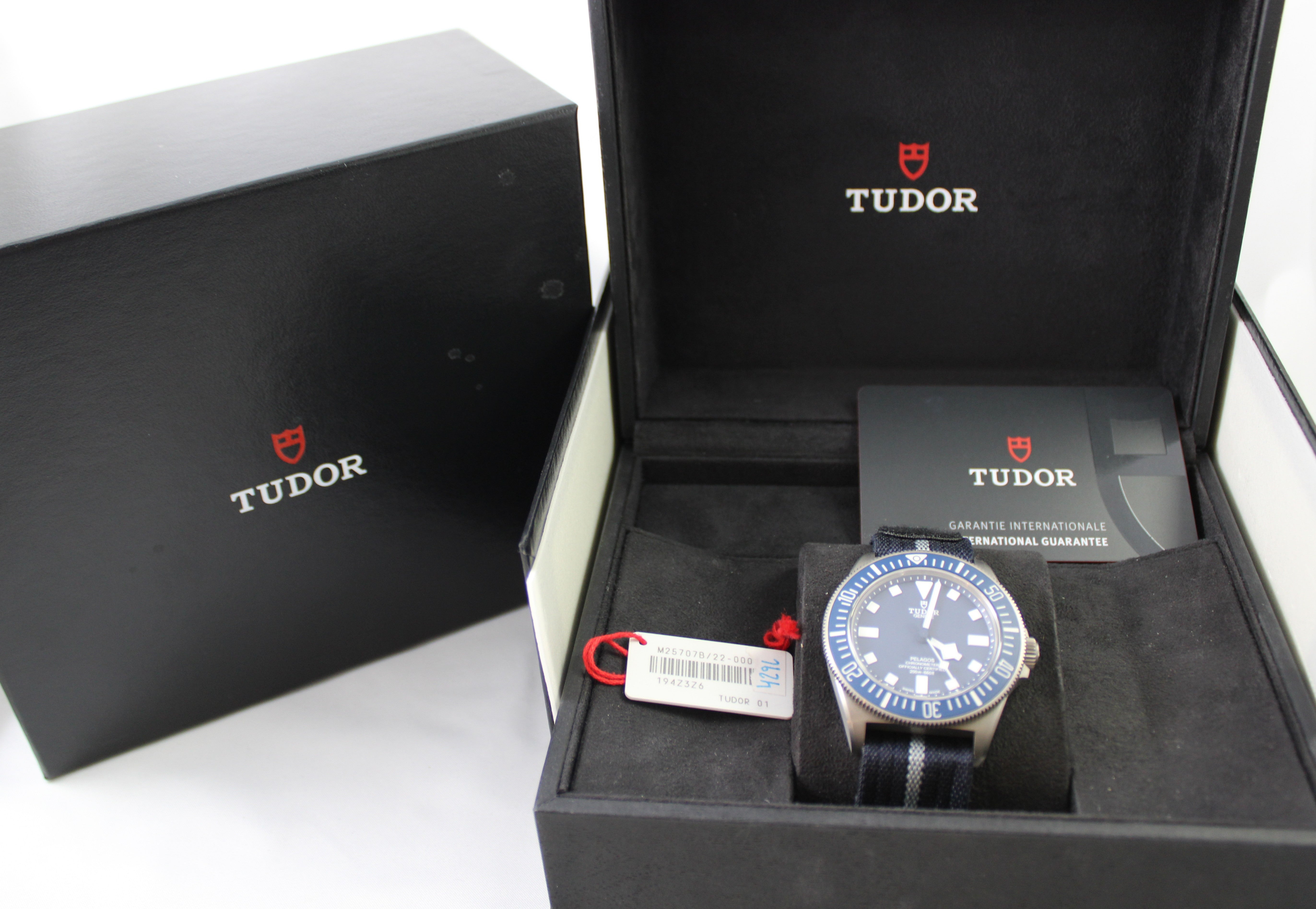 Estate Luxury Automatic 42mm Titanium Case Wristwatch w/Box