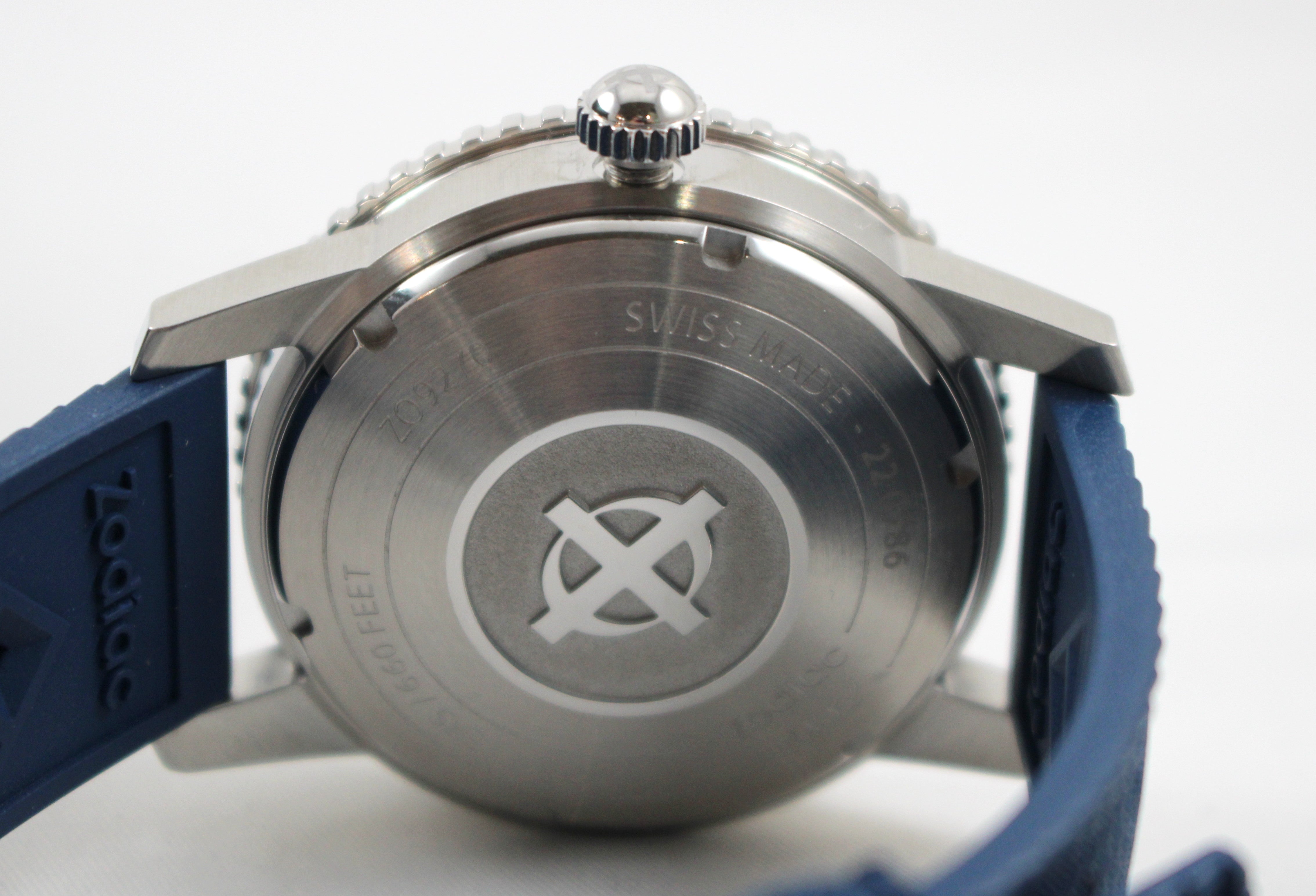 Zodiac Super Sea Wolf ZO9270 40mm Automatic Steel Watch with Box and Papers