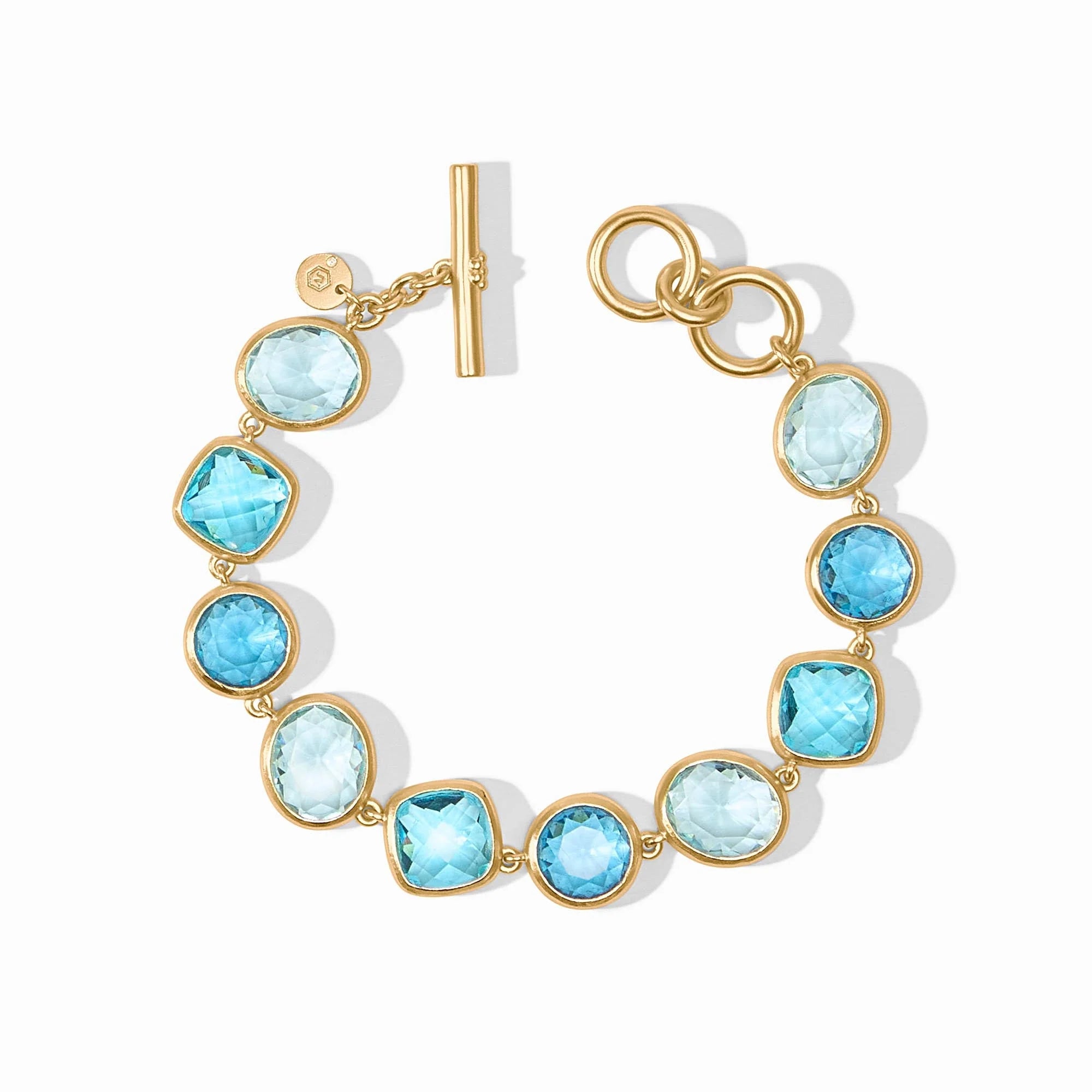 Julie Vos Kaleidoscope Bahamian Blue Tennis Bracelet