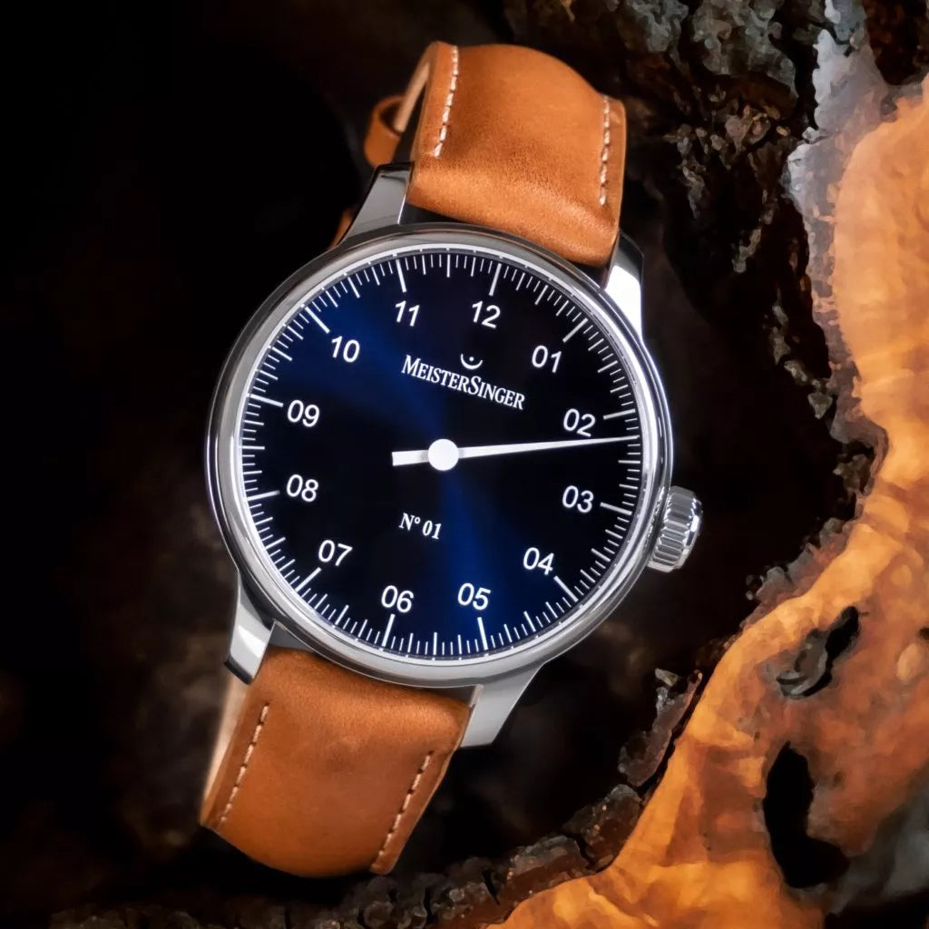 MeisterSinger №01 Sunburst Blue 43mm Ref. AM3308