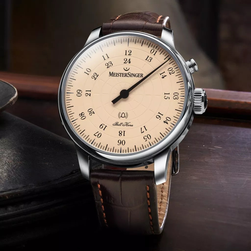 MeisterSinger Bell Hora Natural Ivory 43mm Ref. BHO913