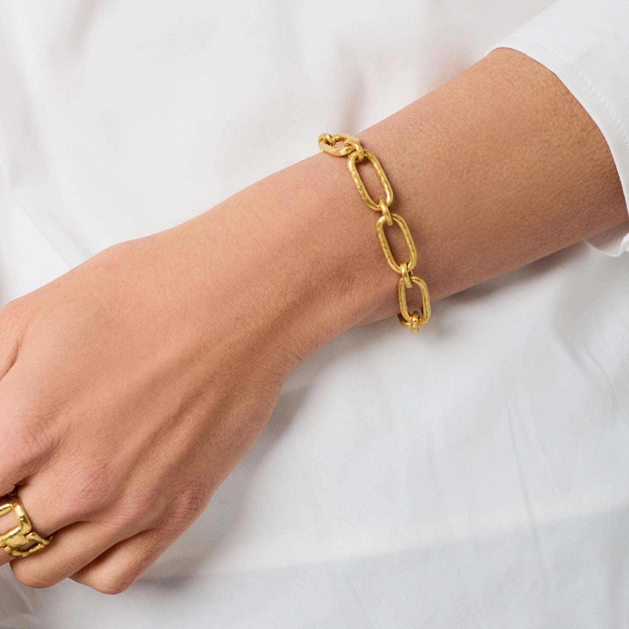 Julie Vos 24K Gold Plated Sahara Demi Link Bracelet