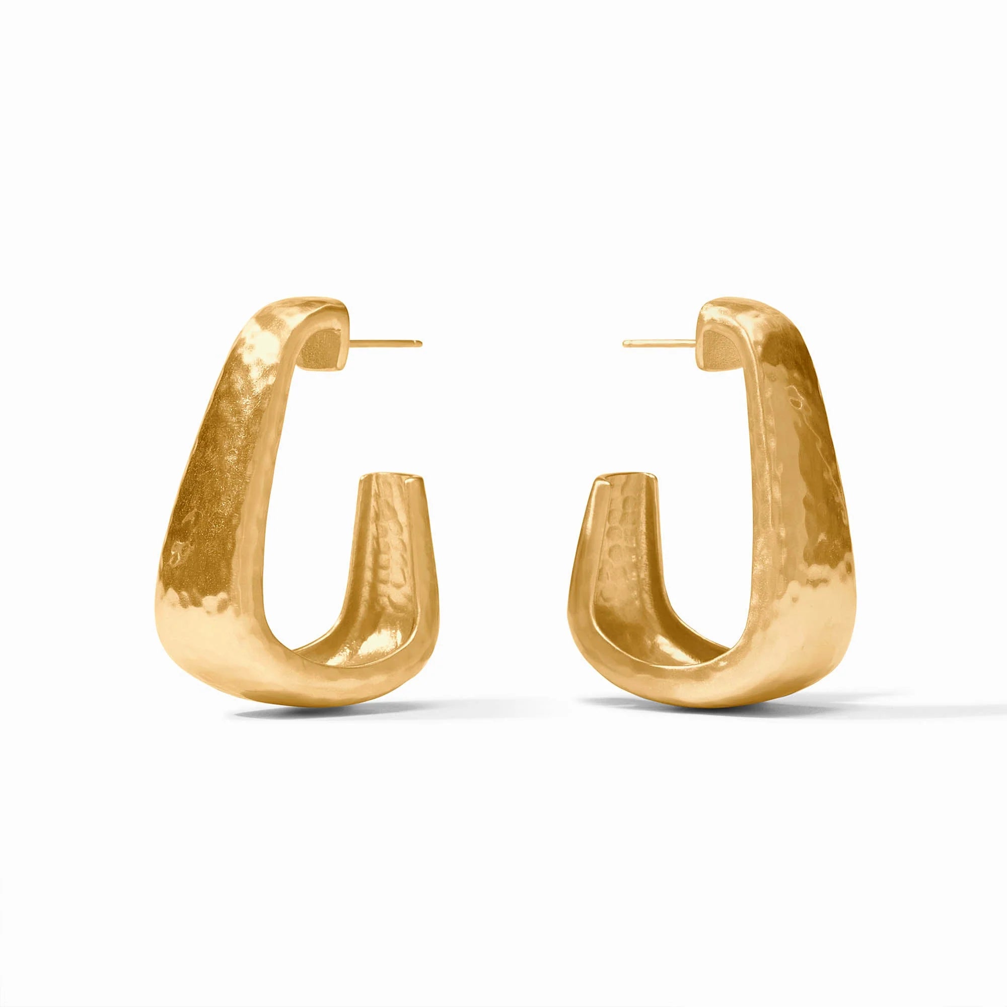 Julie Vos 24K Gold Plated Sahara Hoop Earrings Large