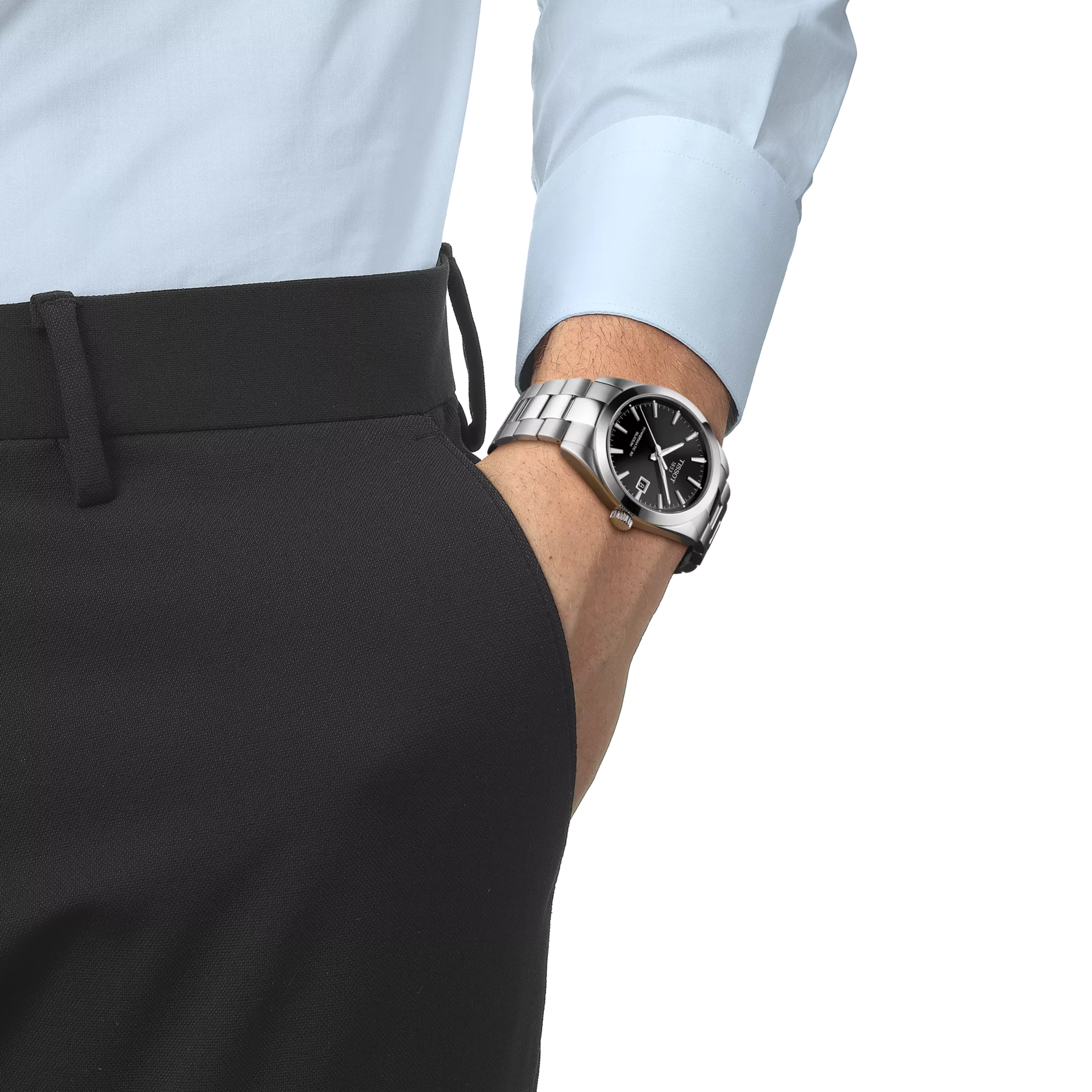 Tissot Gentleman Automatic 40MM Black Dial Powermatic Watch T127.407.11.051.00