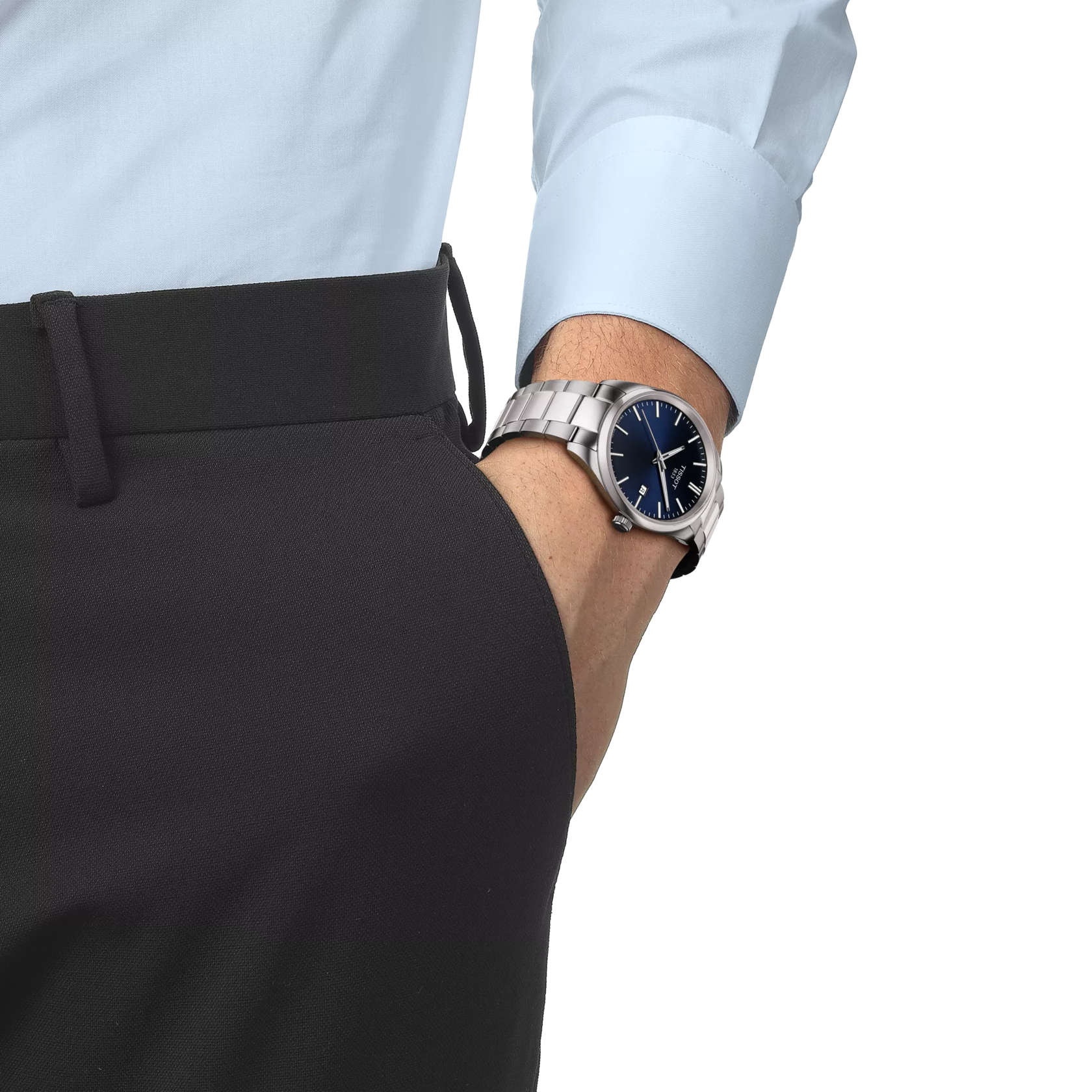 Tissot PR 100 40MM Blue Dial Watch T150.410.11.041.00