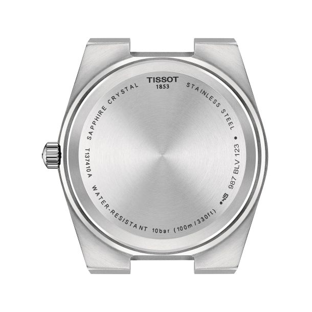 Tissot PRX T-Classic White Dial Quartz Stainless White Rubber Strap Watch T137.410.17.011.00