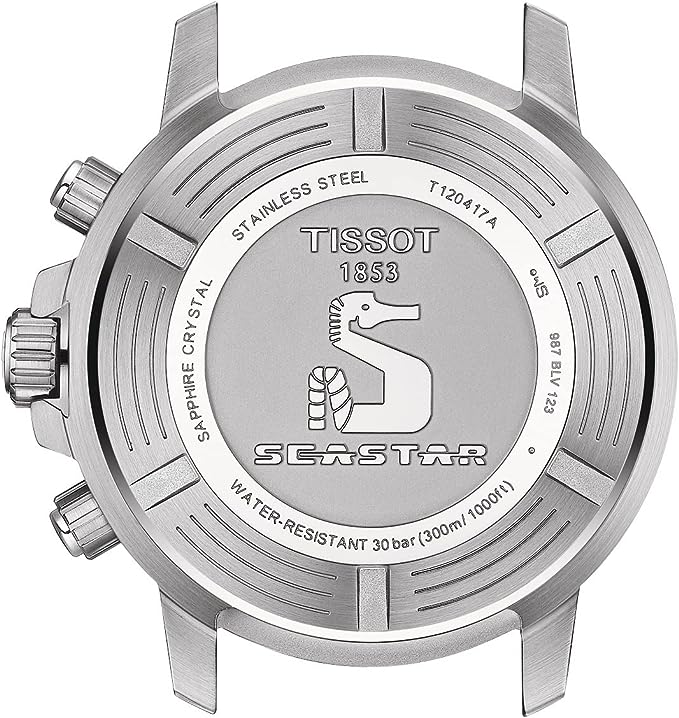 Tissot Seastar 1000 Quartz Chronograph 300m WR Stainless Watch T120.417.11.041.03