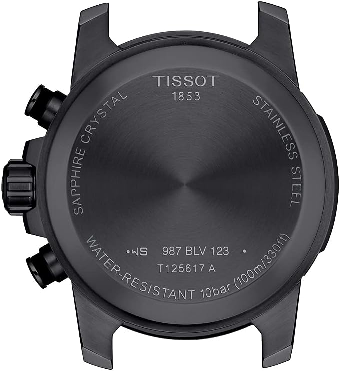 Tissot Supersport Chronograph T125.617.37.051.01 Quartz Black PVD Stainless Watch