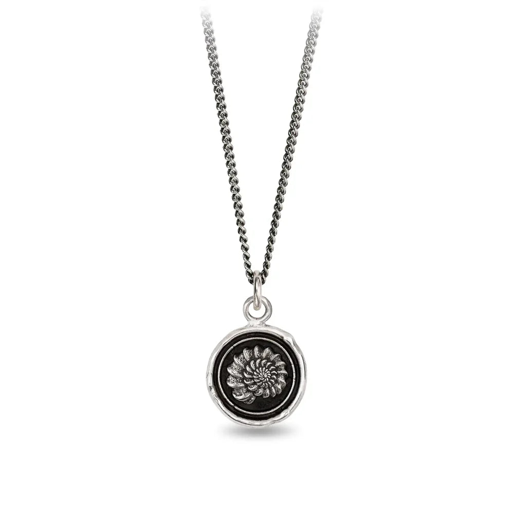 Pyrrha Sterling Silver "Becoming" Talisman Pendant Necklace
