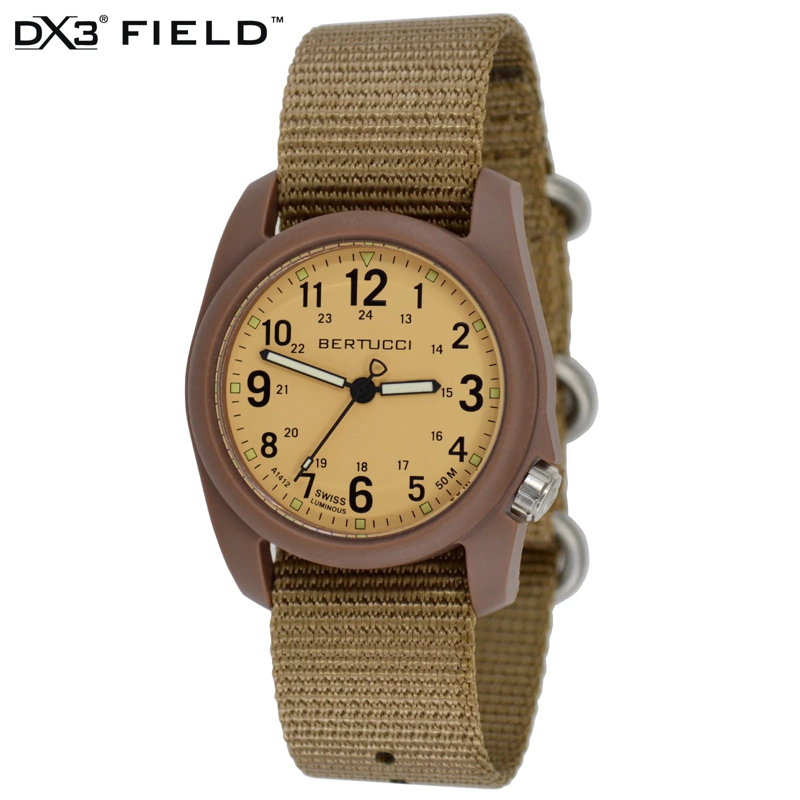 Bertucci DX3 Field Patrol Khaki 40mm Ref. 11021