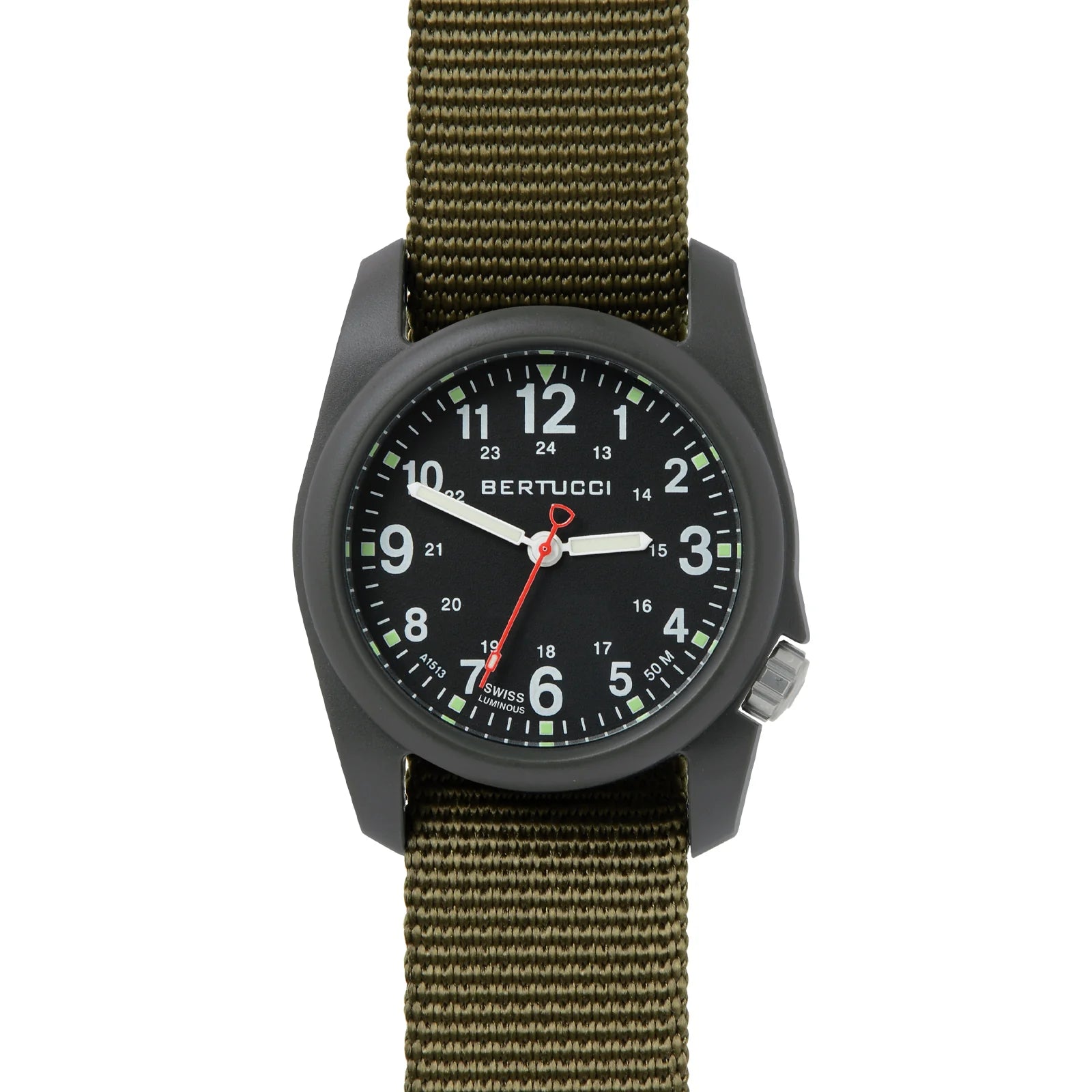 Bertucci DX3 Field Black Defender Olive 40mm Ref. 11026