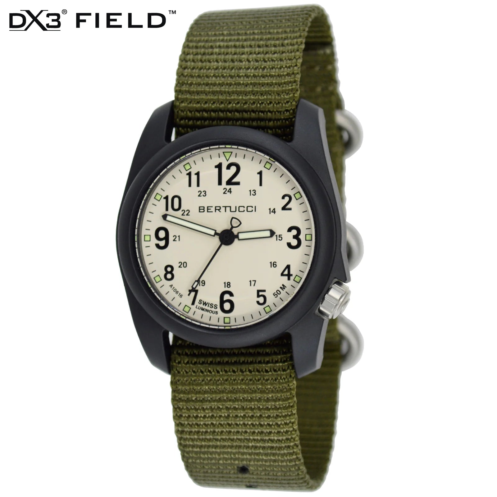 Bertucci DX3 Field Stone Defender Olive 40mm Ref. 11049